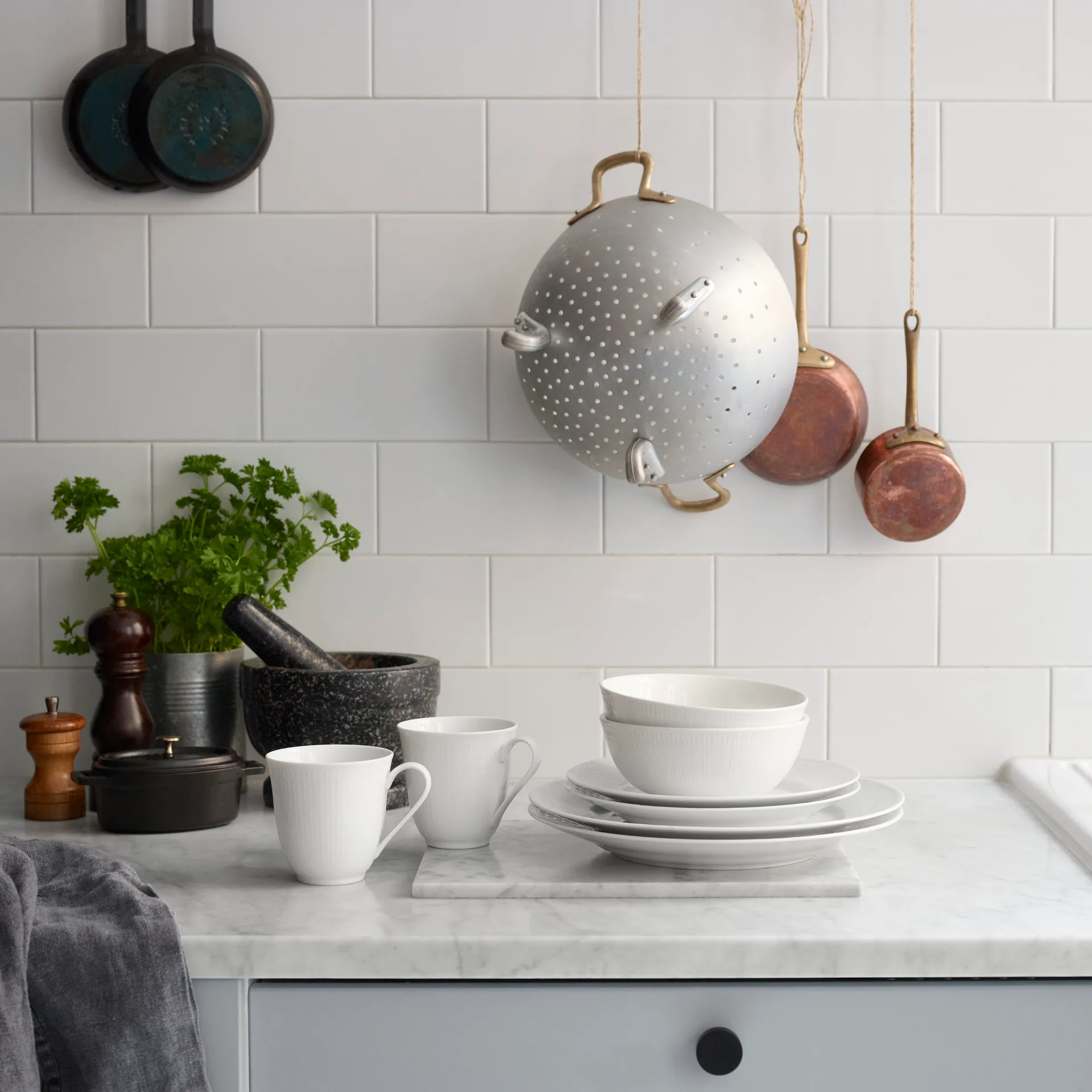 Swedish Grace μικρό πιάτο Ø21 cm, χιόνι (λευκό) Rörstrand