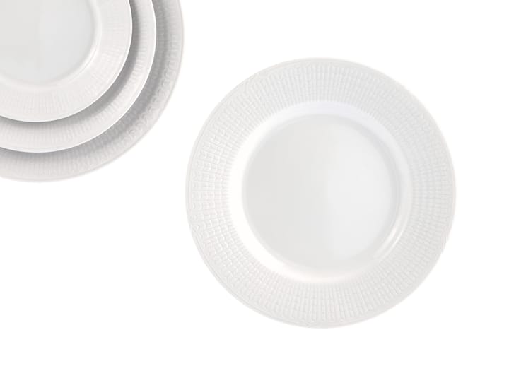 Swedish Grace πιάτο Ø24 cm, Χιόνι (λευκό) Rörstrand