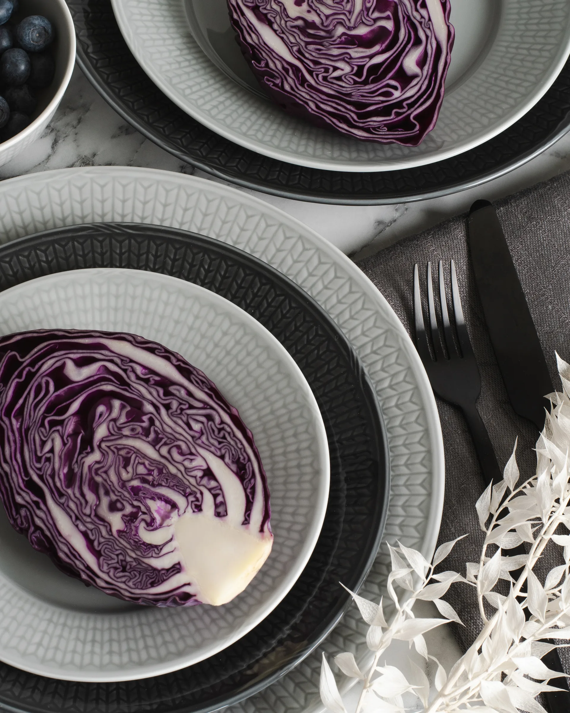 Swedish Grace πιάτο Ø24 cm, Ομίχλη (γκρι) Rörstrand