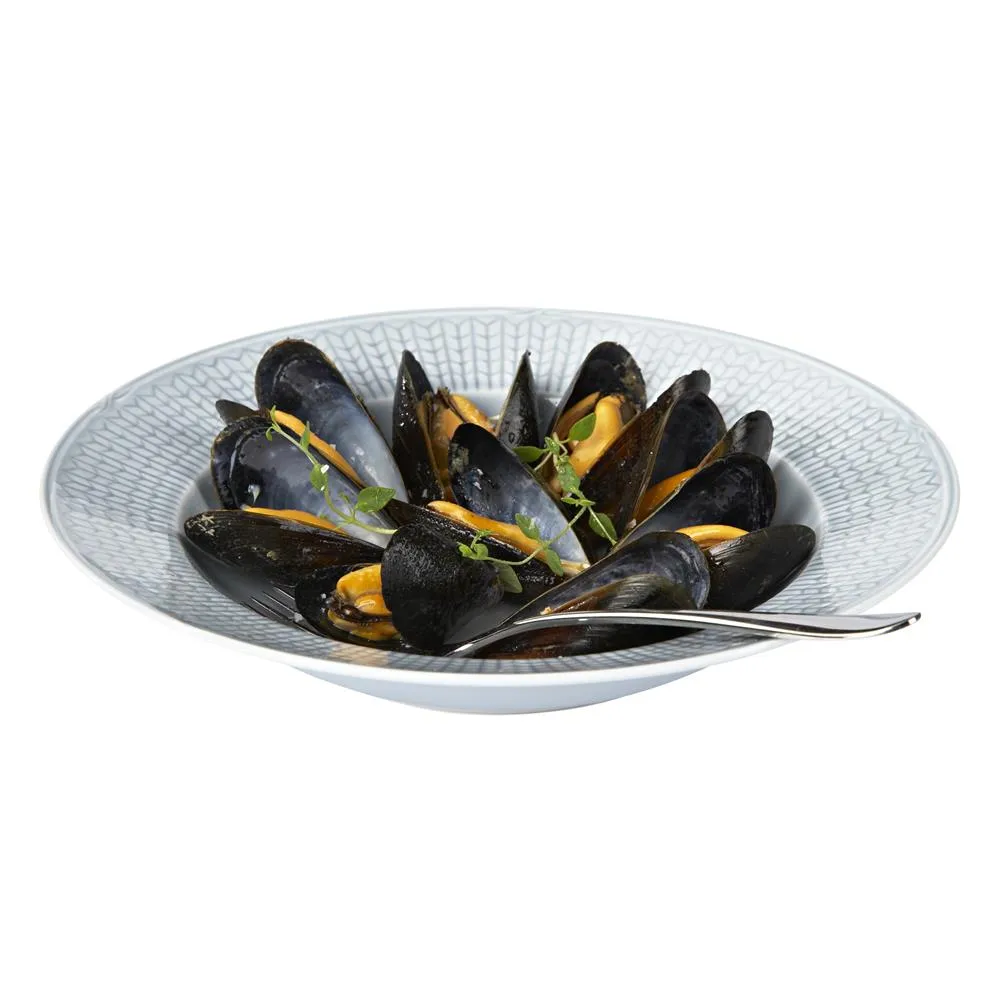 Swedish Grace βαθύ πιάτο Ø25 cm, πάγος (γαλάζιο) Rörstrand