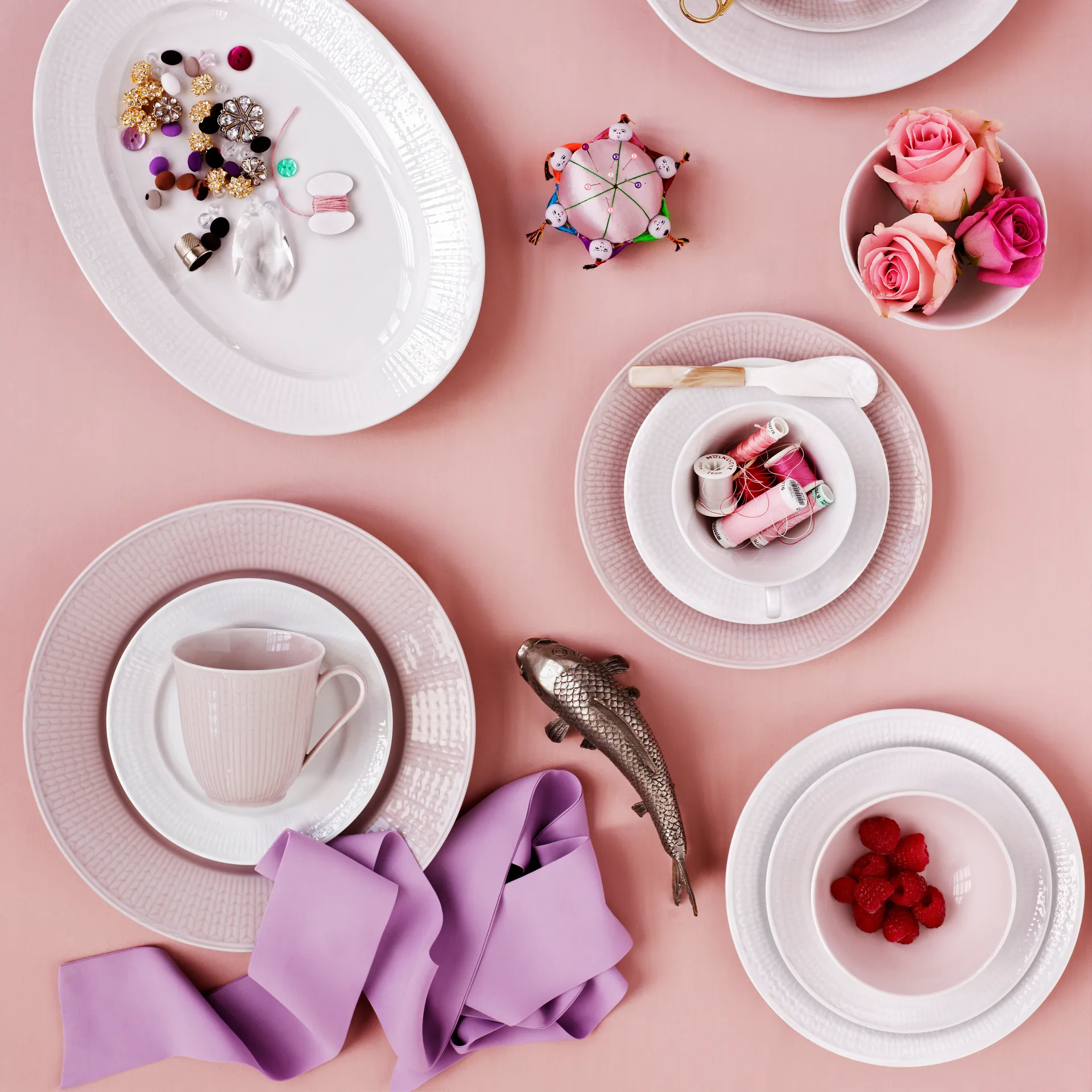 Swedish Grace πιάτο Ø27 cm, πάγος (γαλάζιο) Rörstrand