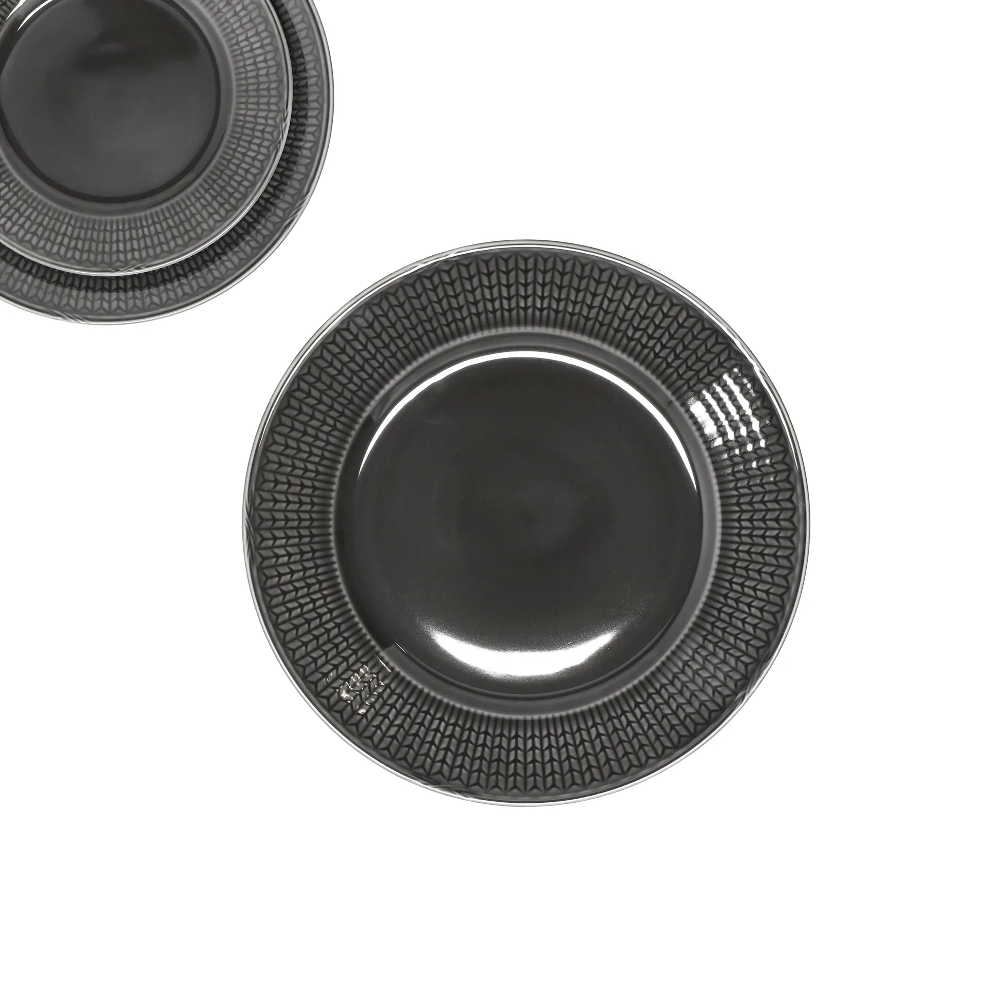 Swedish Grace πιάτο Ø27 cm, πέτρα (σκούρο γκρι) Rörstrand