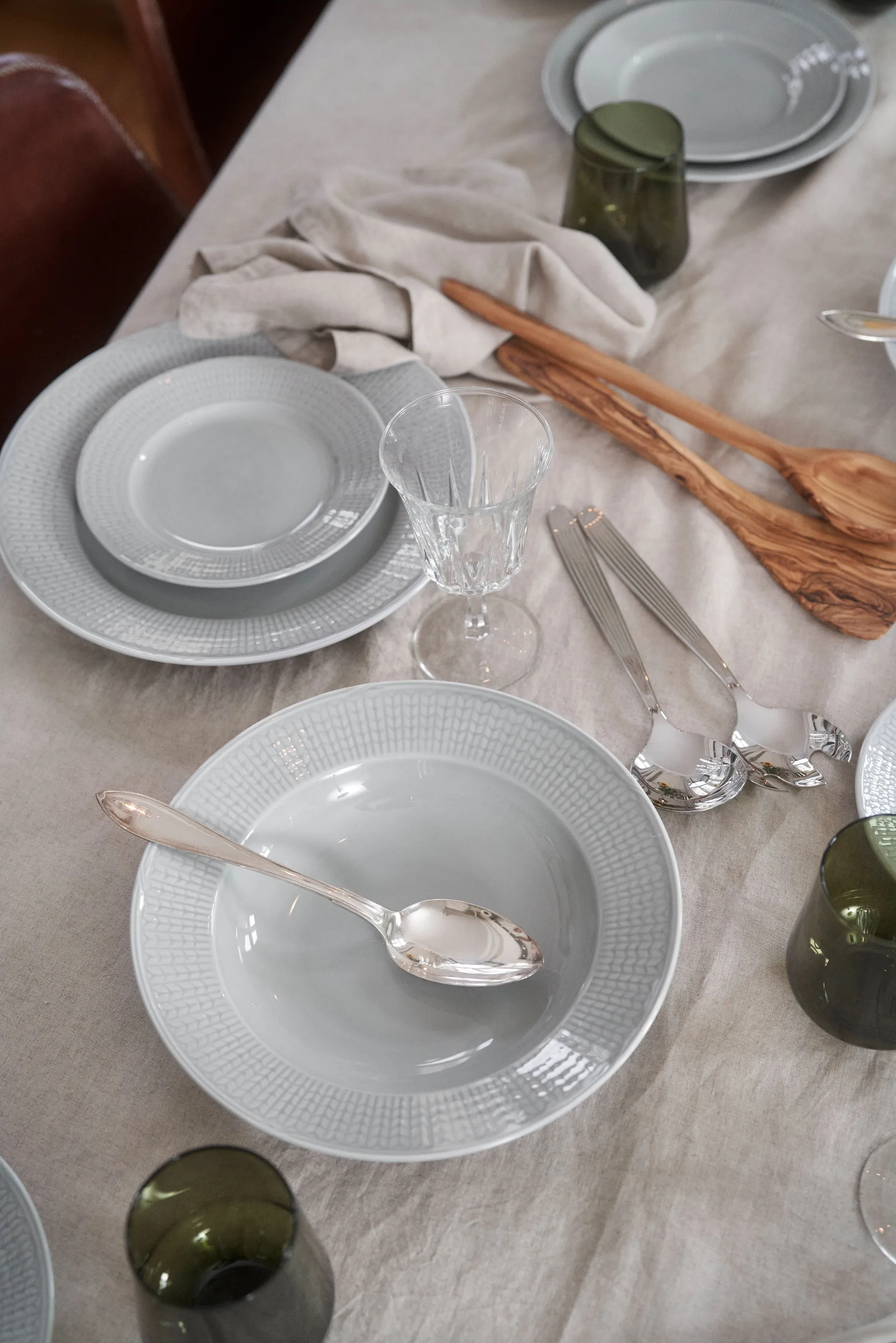 Swedish Grace πιάτο συνοδευτικού Συσκευασία 6 τεμαχίων Ομίχλη (γκρι),  Rörstrand