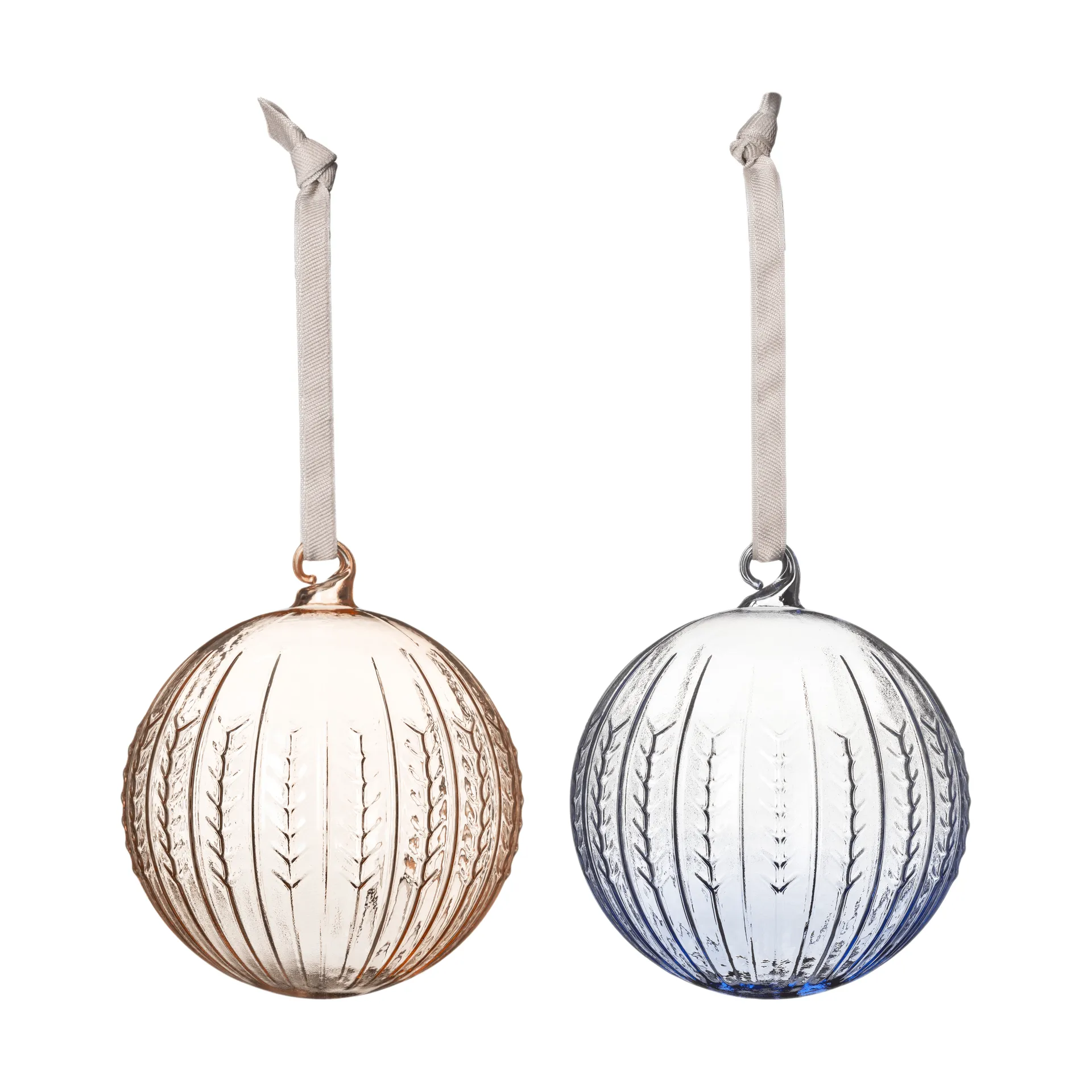 Swedish Grace χριστουγεννιάτικη μπάλα, Jubilee-blå, 2-pack Rörstrand
