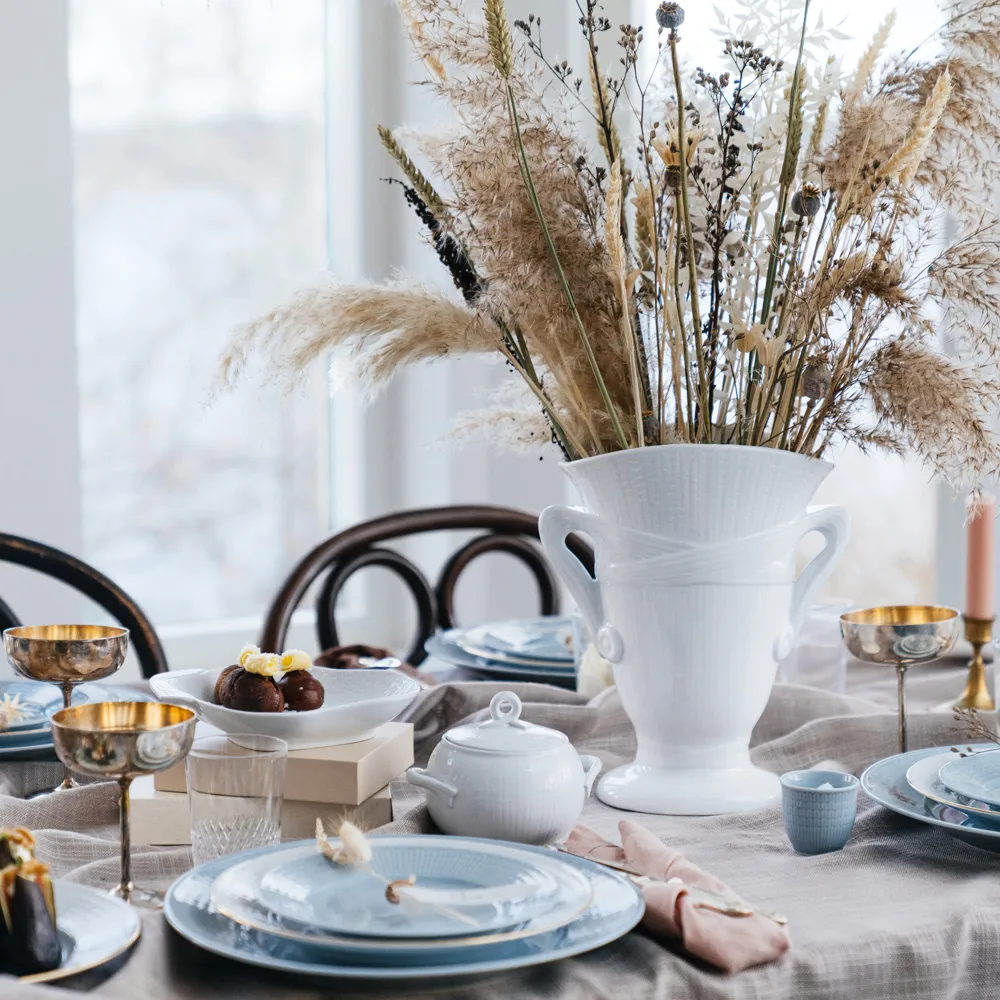 Swedish Grace shell μπολ 18x16 cm, χιόνι (λευκό) Rörstrand