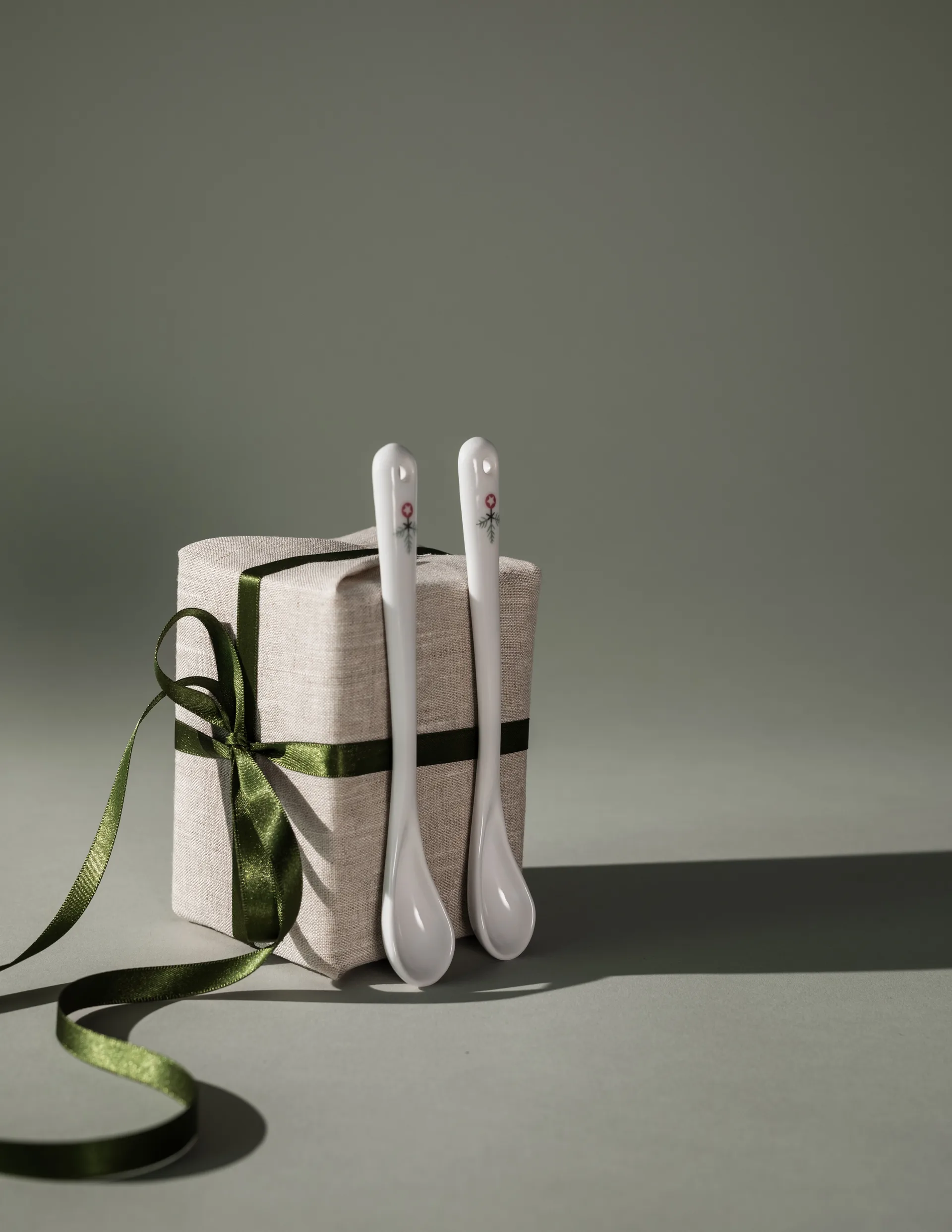 Κουτάλι Swedish Grace Winter 2 τεμαχίων 15 cm, Άσπρο Rörstrand