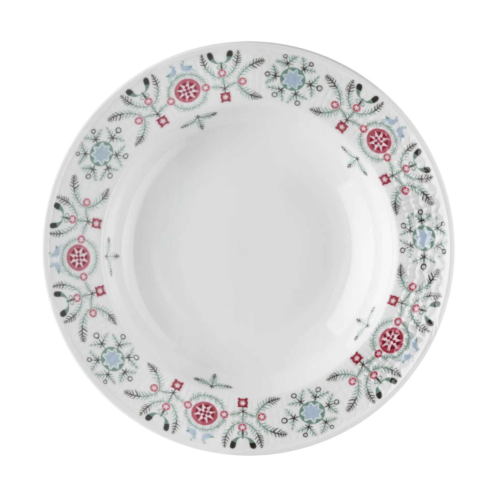 Swedish Grace Winter βαθύ πιάτο Ø25 cm, Άσπρο Rörstrand