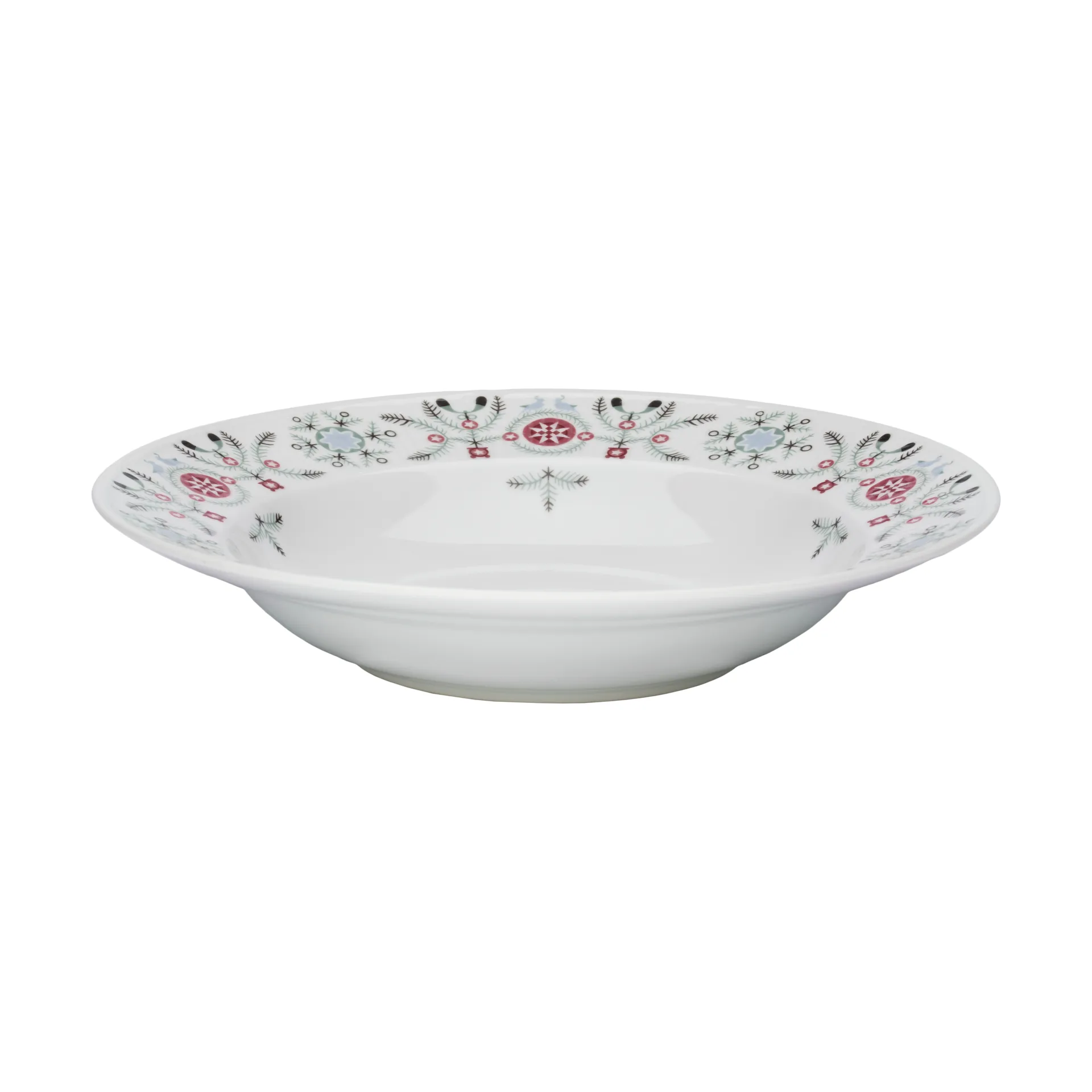 Swedish Grace Winter βαθύ πιάτο Ø25 cm, Άσπρο Rörstrand