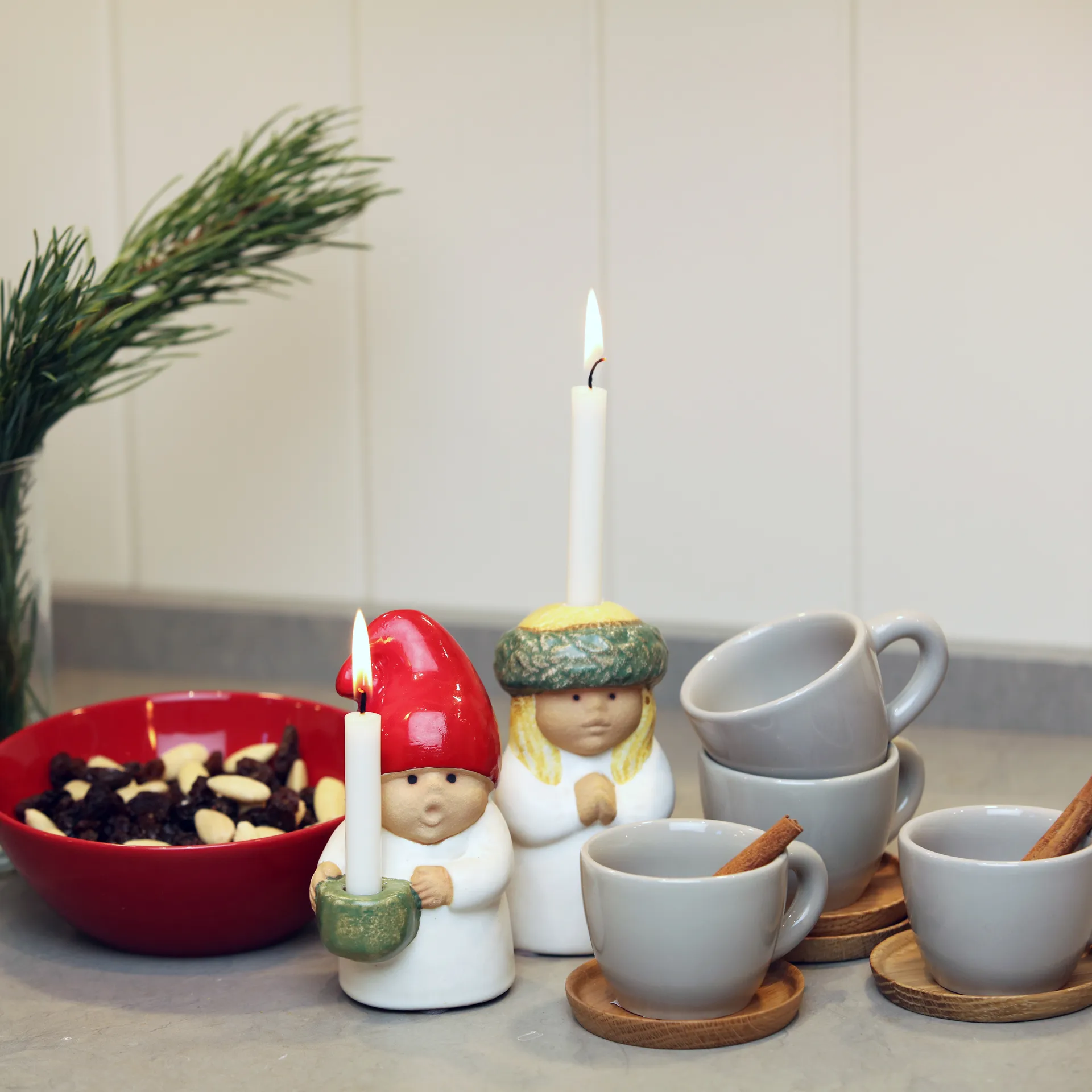 Χριστουγεννιάτικο διακοσμητικό Tomte, Λευκό Rörstrand