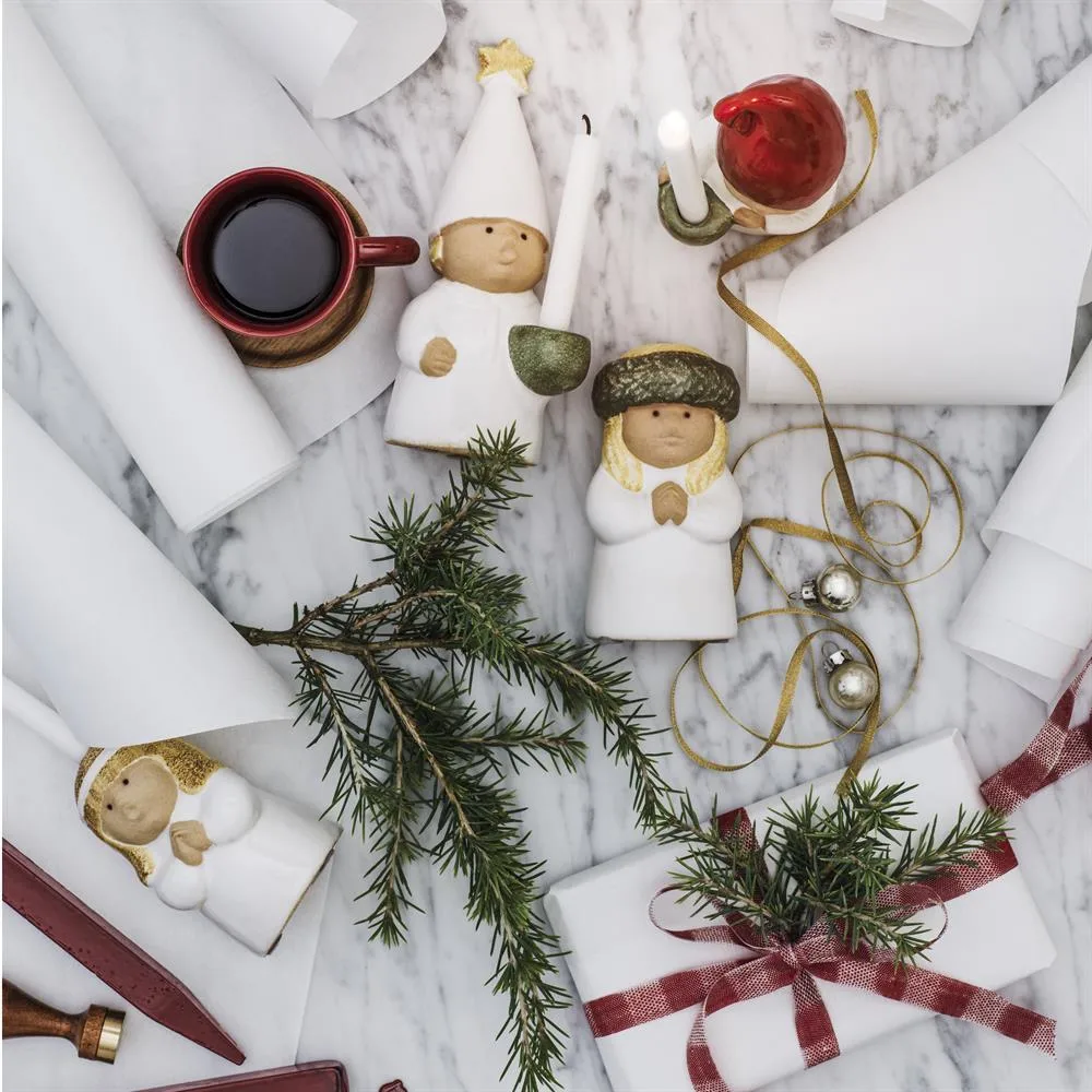 Χριστουγεννιάτικο διακοσμητικό Tomte, Λευκό Rörstrand