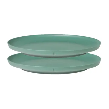 Σετ 2 πιάτων Grand Cru Take από μελαμίνη Ø26 εκ. - Αμυδρό πράσινο - Rosendahl