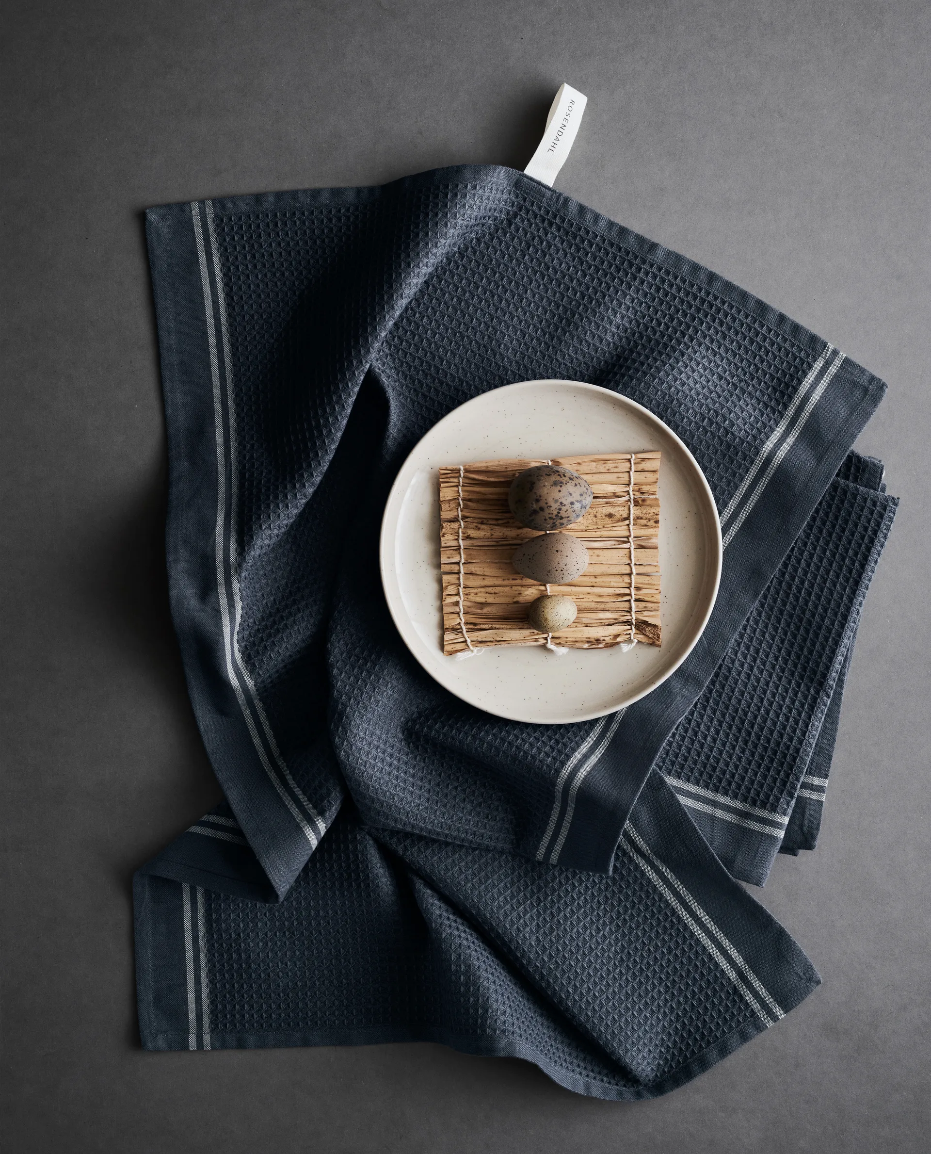 Alpha πετσέτα κουζίνας 50x70 cm, Σκούρο γκρι Rosendahl