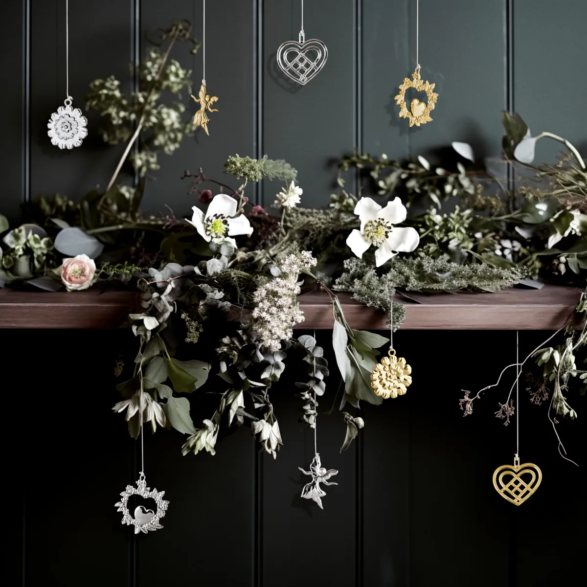 Χριστουγεννιάτικο στολίδι Dancing angel 7 cm, Αργυρωμένο Rosendahl