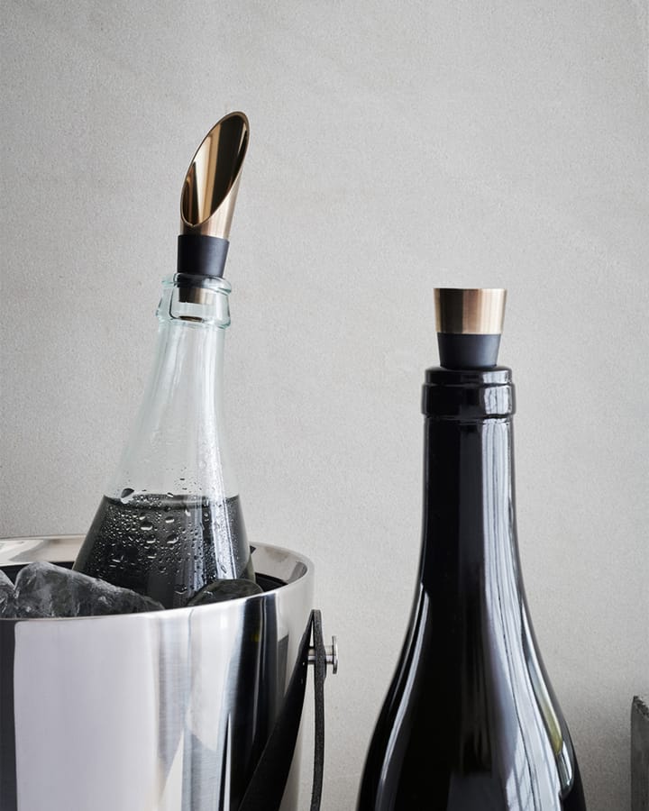 Φελλός κρασιού και στόμιο έκχυσης, Grand Cru Bareware, 2 τεμάχια, Μαύρο-πατιναρισμέ�νο ατσάλι Rosendahl