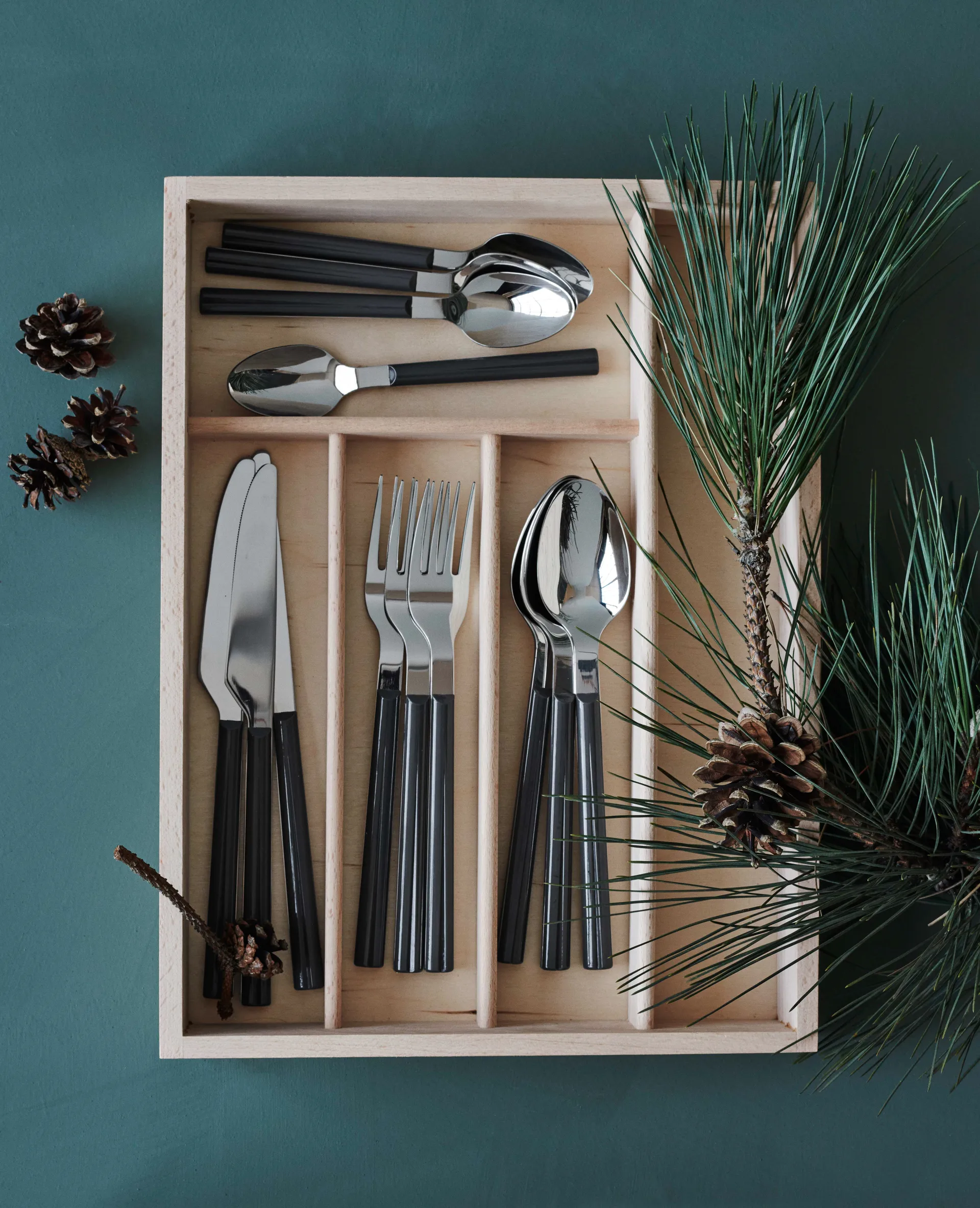 Μαχαιροπίρουνα, Grand Cru Bistro, 16 τεμάχια, Σταχτογκρί Rosendahl