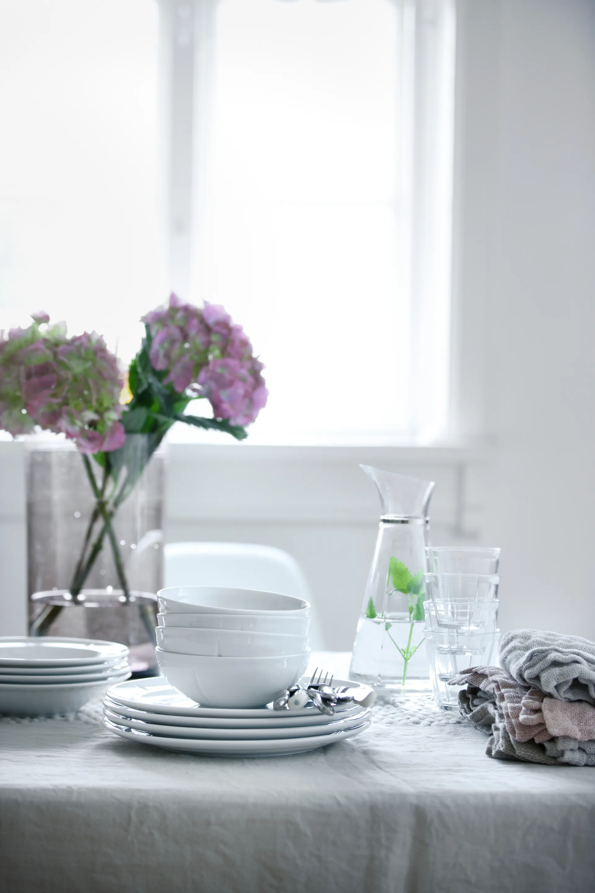 Σετ επιτραπέζιων σκευών Grand Cru Soft λευκό 16 τεμαχίων, Λευκό Rosendahl