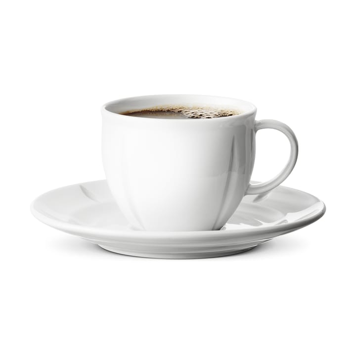 Κούπα καφέ Grand Cru Soft με πιατάκι 28 cl - Λευκό - Rosendahl