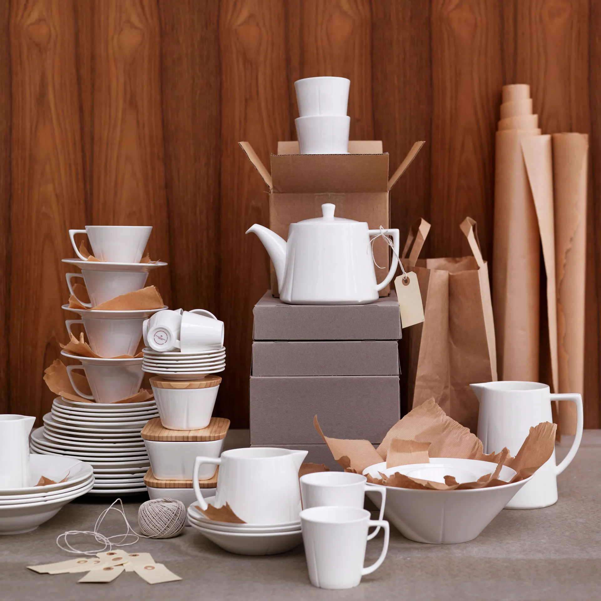 Grand Cru φλιτζάνι τσαγιού και πιατάκι, λευκό Rosendahl