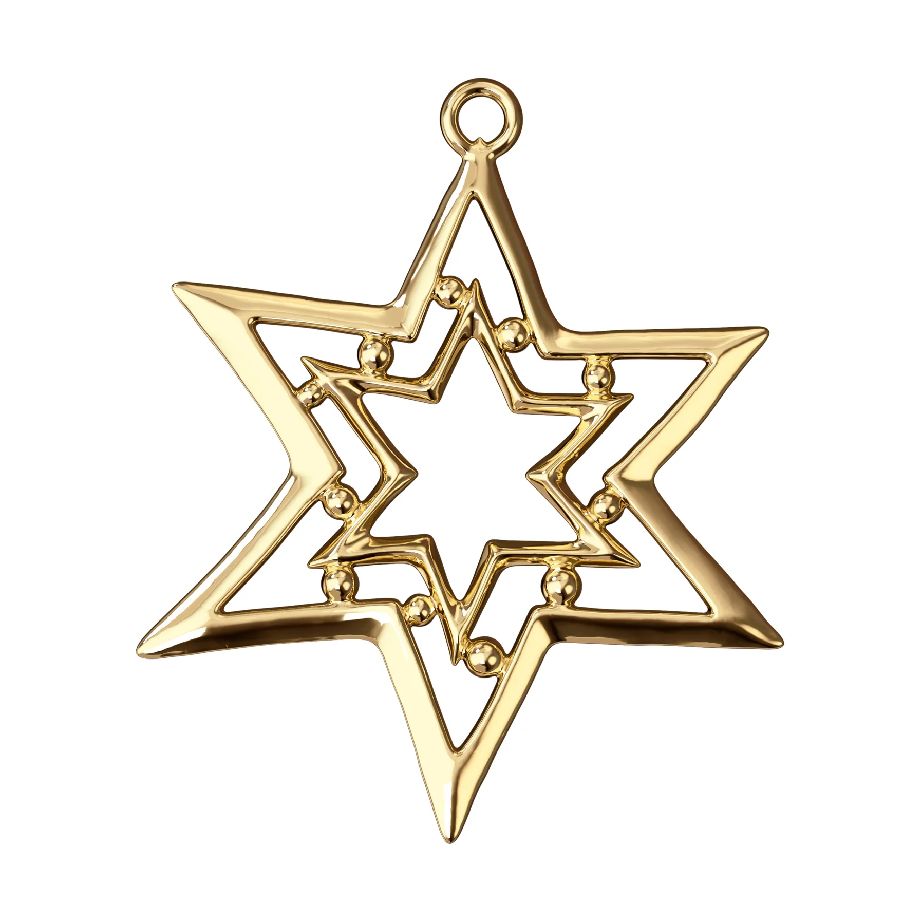 Karen Blixen κρεμαστό χριστουγεννιάτικο στολίδι 8 εκ., Επιχρυσωμένο Rosendahl