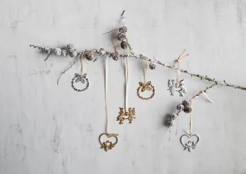 Κρεμαστό λιόπρινο, Karen Blixen, χριστουγεννιάτικη διακόσμηση - Επάργυρο - Rosendahl