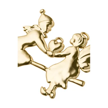 Κρεμαστός άγγελος σε τραμπάλα, Karen Blixen, χριστουγεννιάτικη διακόσμηση - Επιχρυσωμένο - Rosendahl