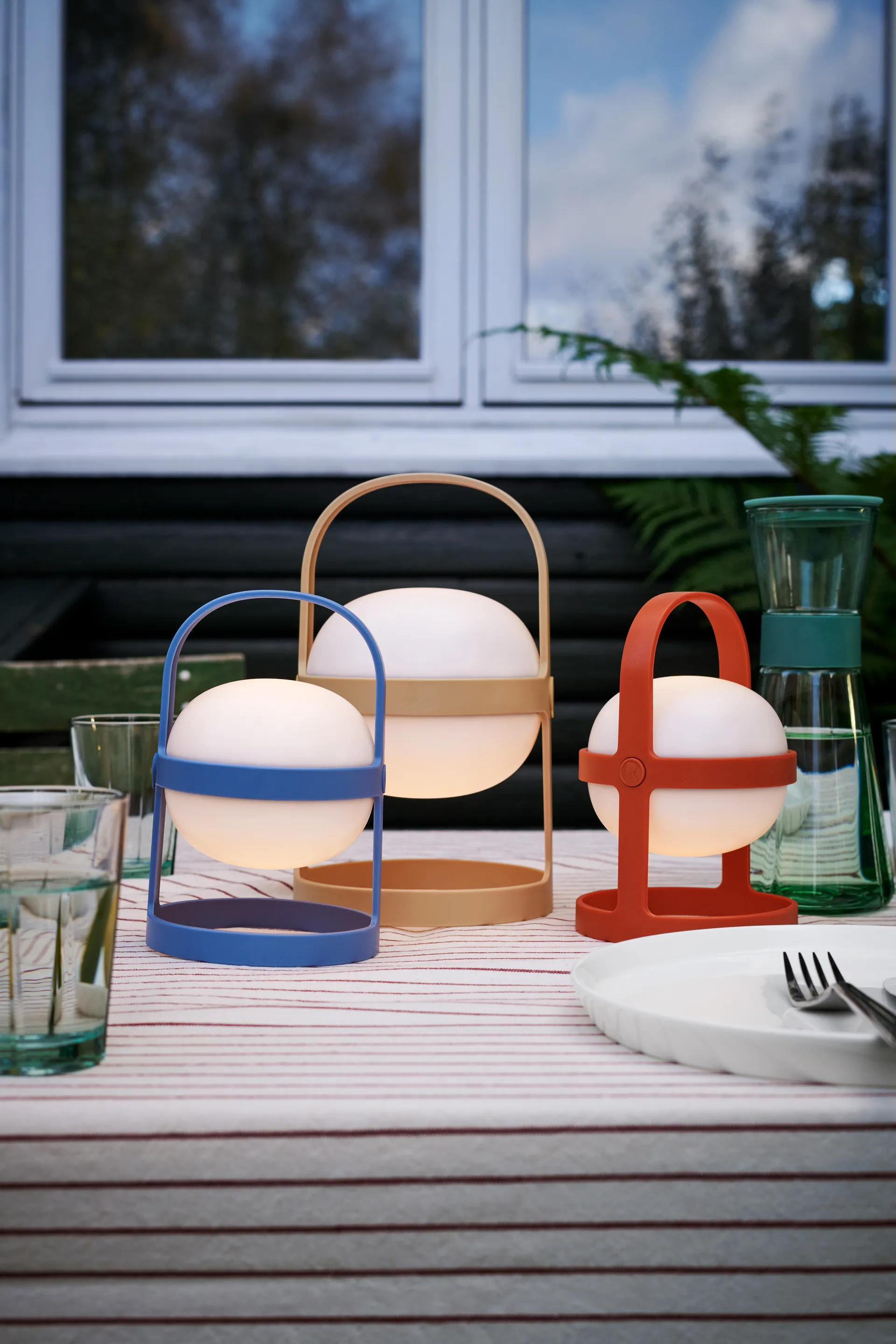 Ηλιακός λαμπτήρας Soft Spot sky blue, 18,5 cm Rosendahl