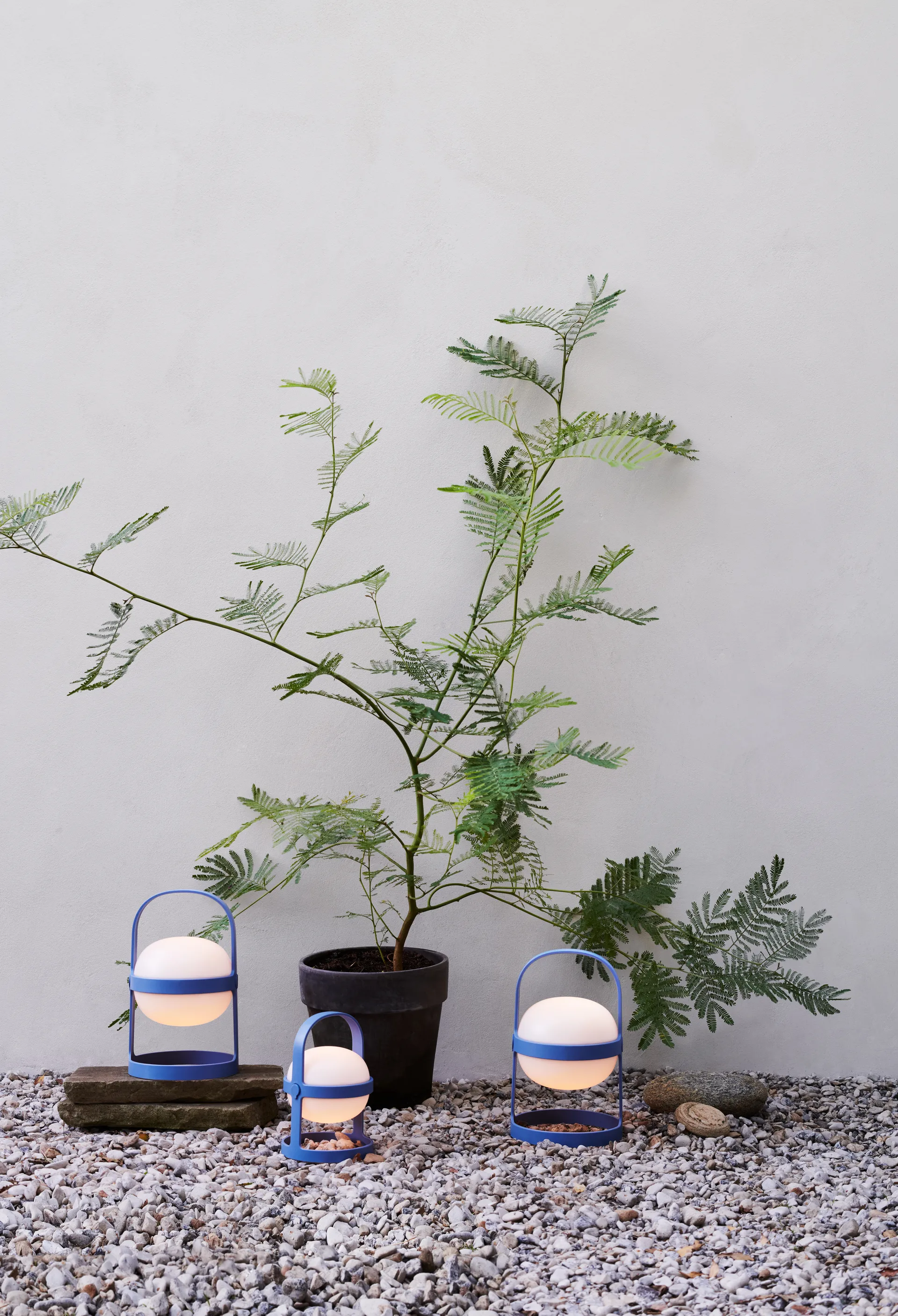 Ηλιακός λαμπτήρας Soft Spot sky blue, 18,5 cm Rosendahl