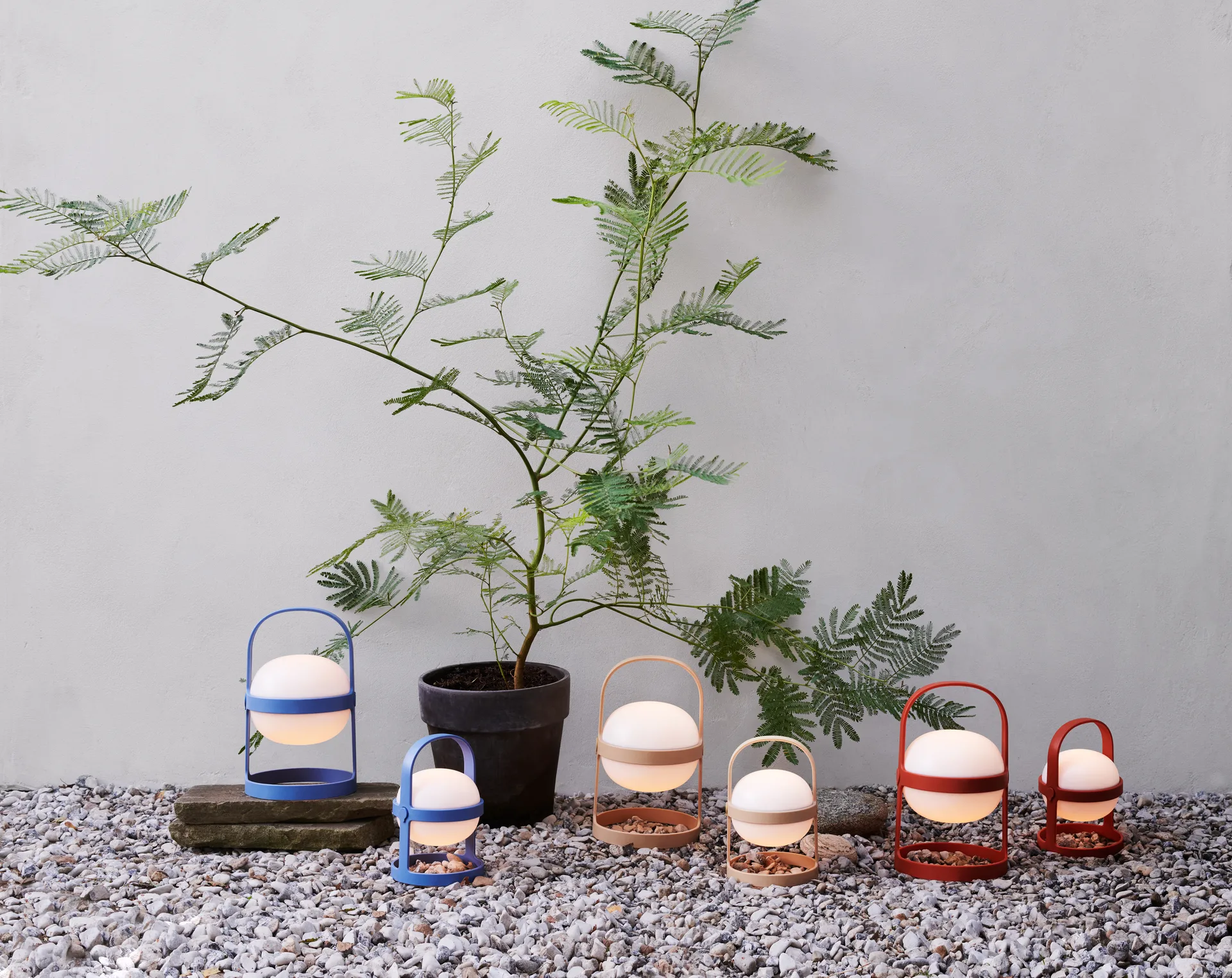 Ηλιακός λαμπτήρας Soft Spot sky blue, 25 cm Rosendahl