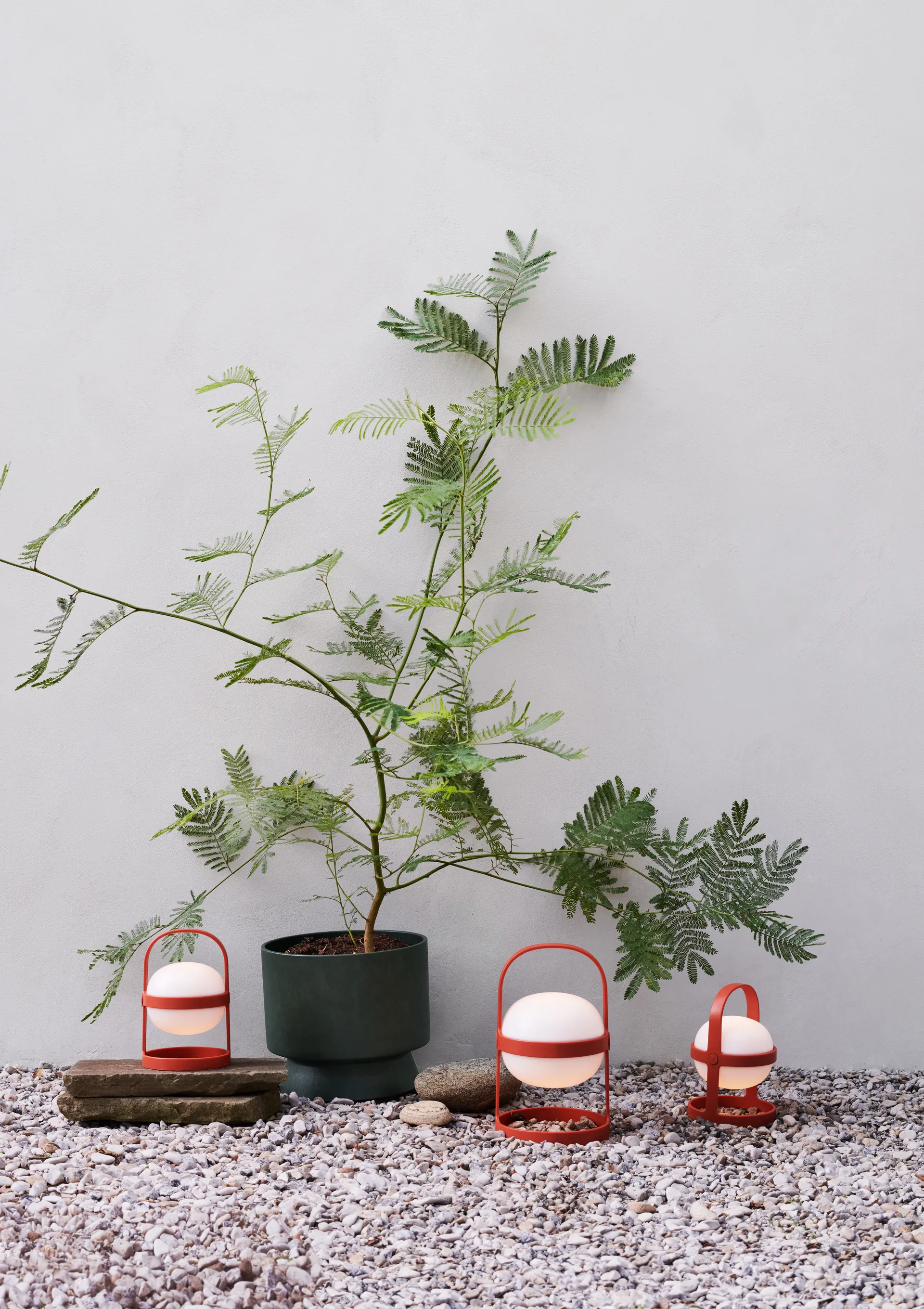 Ηλιακός λαμπτήρας Soft Spot terracotta, 25 cm Rosendahl