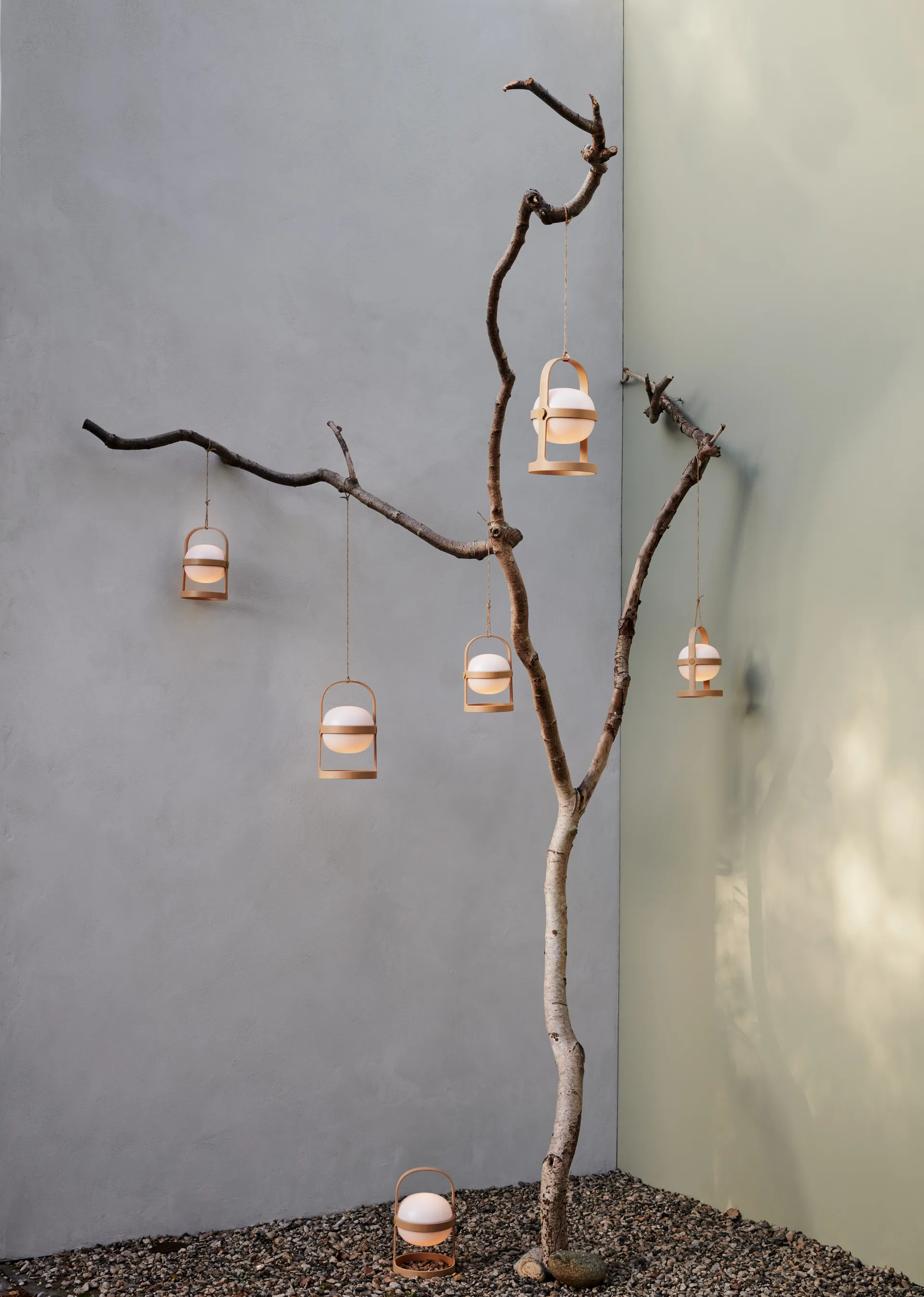 Ηλιακός λαμπτήρας Soft Spot wheat, 25 cm Rosendahl