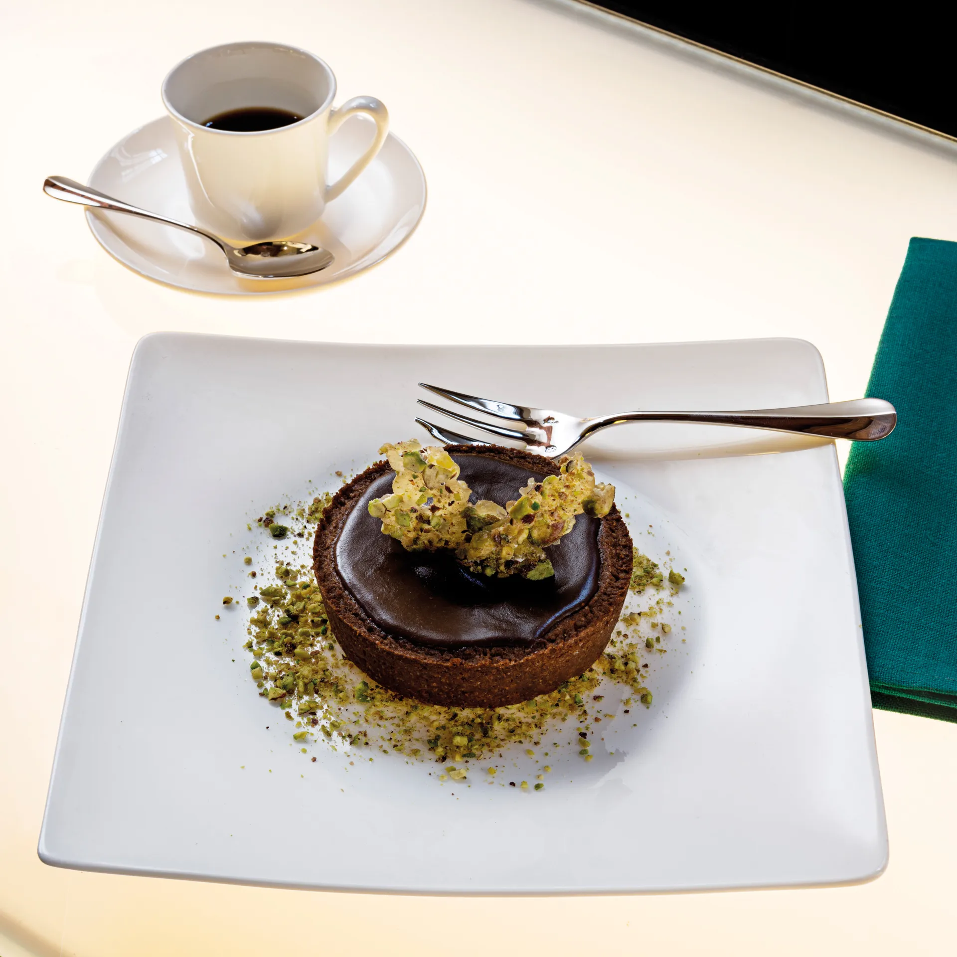 Jade τετράγωνο πιάτο 23 cm, Λευκό Rosenthal