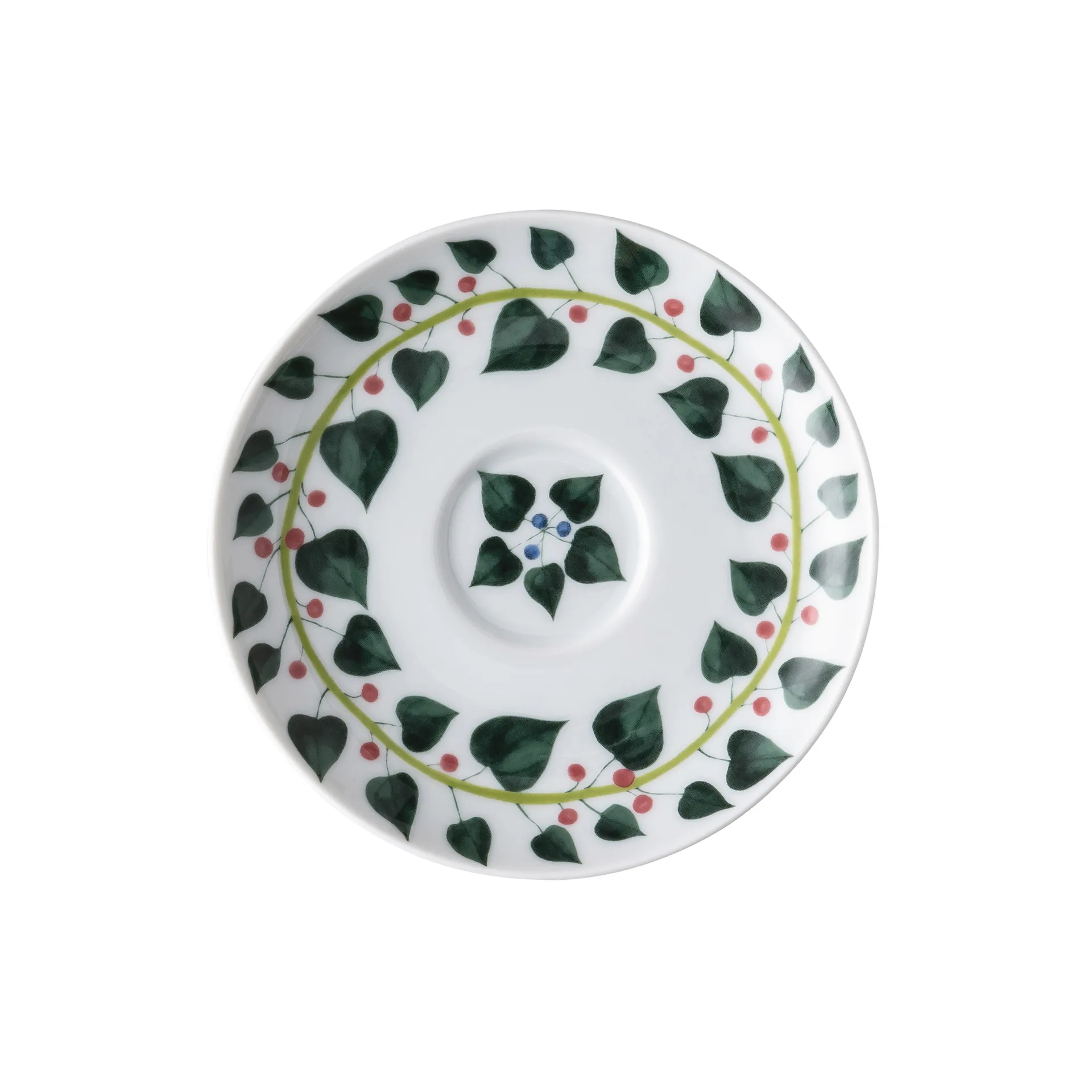 Magic Garden Foliage πιατάκι εσπρέσο 12 cm, λευκό-πράσινο Rosenthal