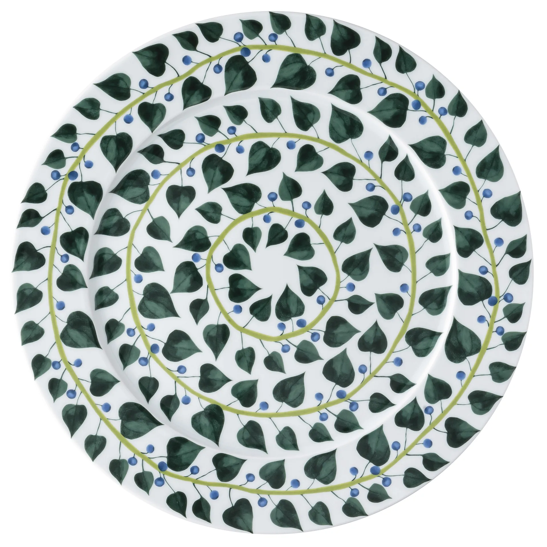 Magic Garden Foliage πιατέλα σερβιρίσματος Ø33 cm, λευκό-πράσινο Rosenthal