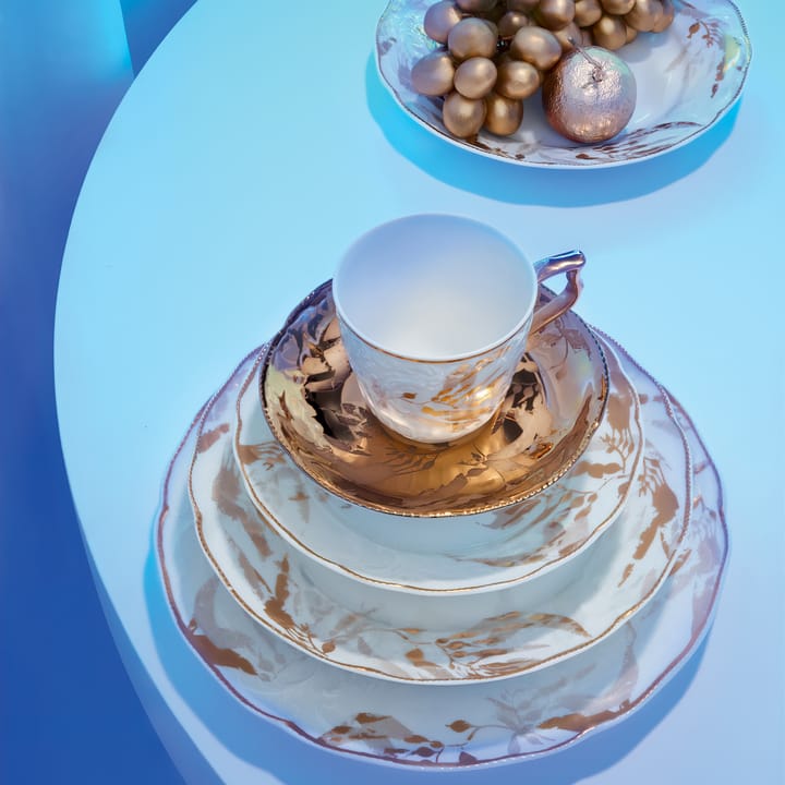 Rosenthal Heritage Midas φλιτζάνι με πιατάκι, λευκό-χρυσαφί Rosenthal
