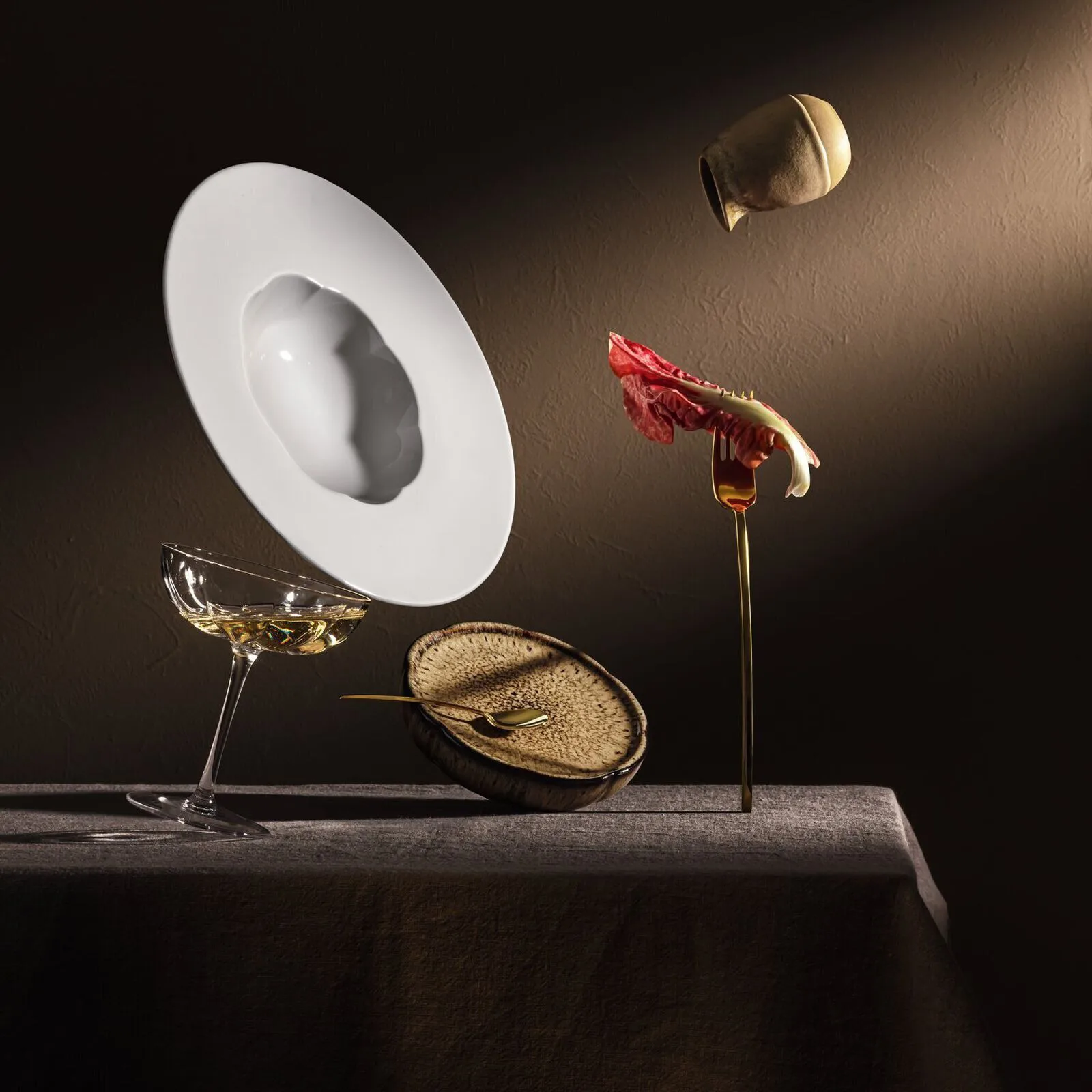 Sonetto Bianco βαθύ πιάτο Ø28 cm, White Rosenthal