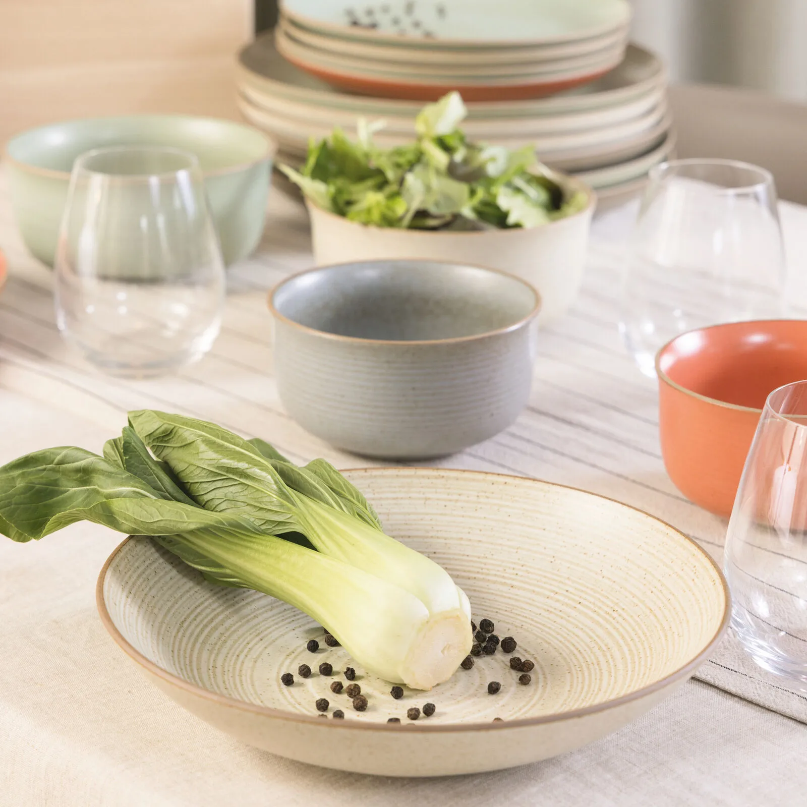 Thomas Nature βαθύ πιάτο Ø23 cm, Άμμος Rosenthal