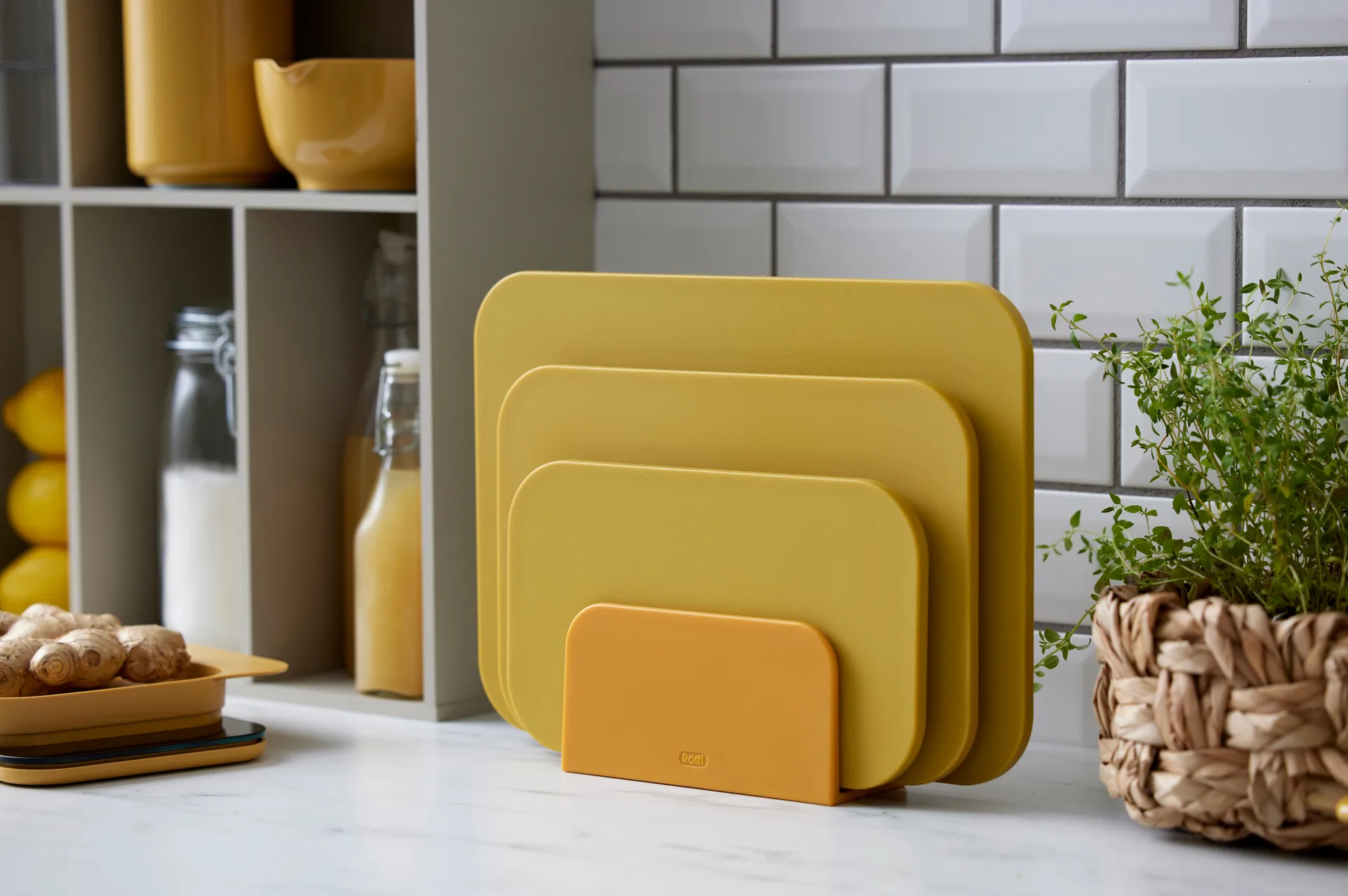 Choptima σανίδα κοπής S 16x26.5 cm, Curry Rosti