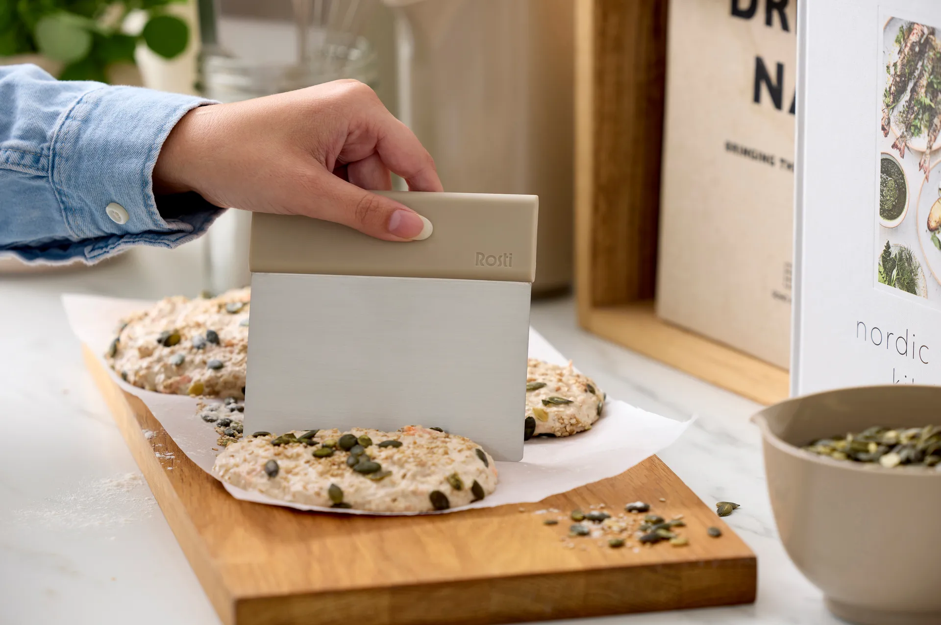 Emma κοπτήρι ζύμης από ατσάλι, Humus Rosti