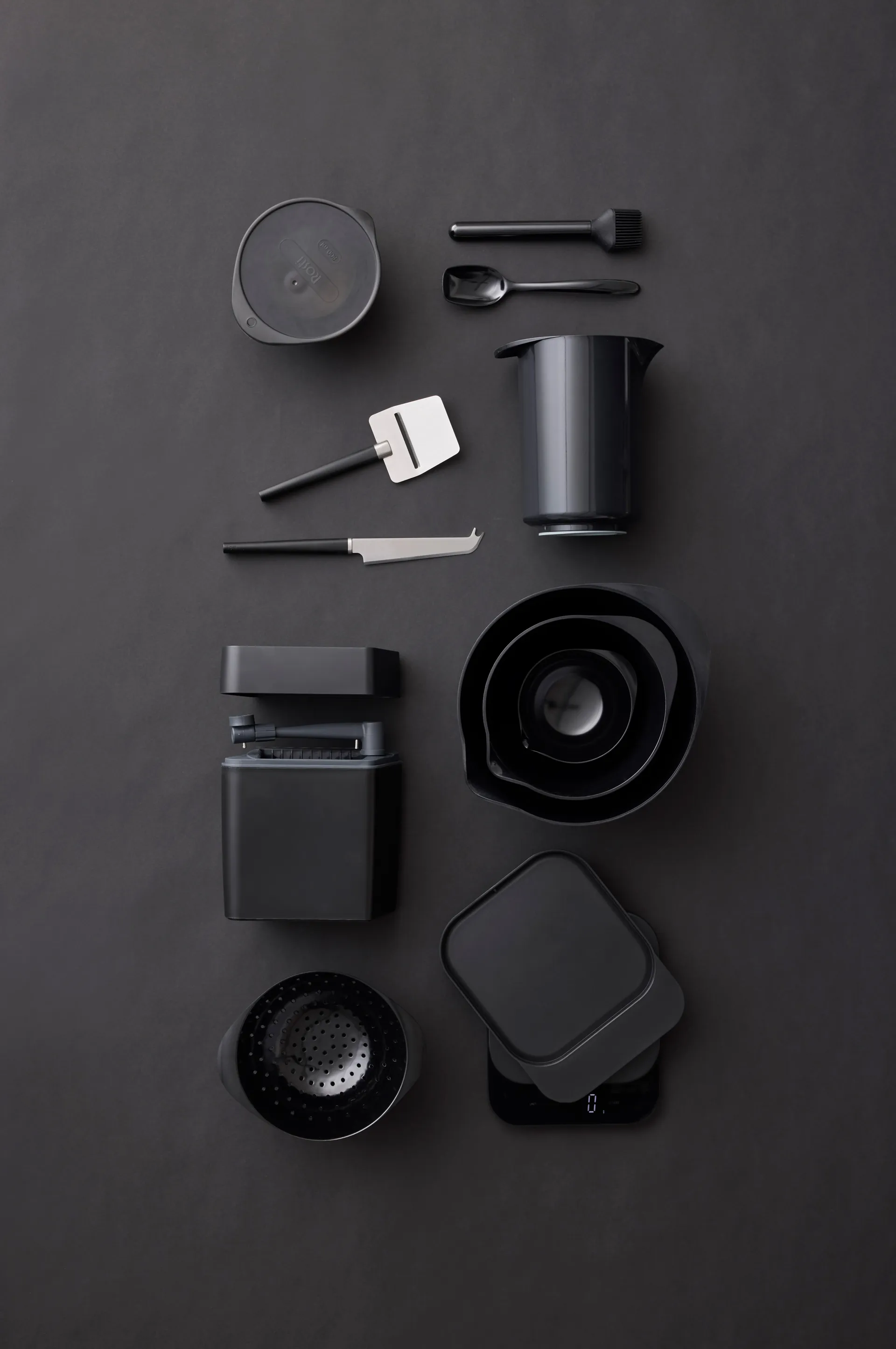 Margrethe σουρωτήρι για μπολ 1,5 L, Black Rosti