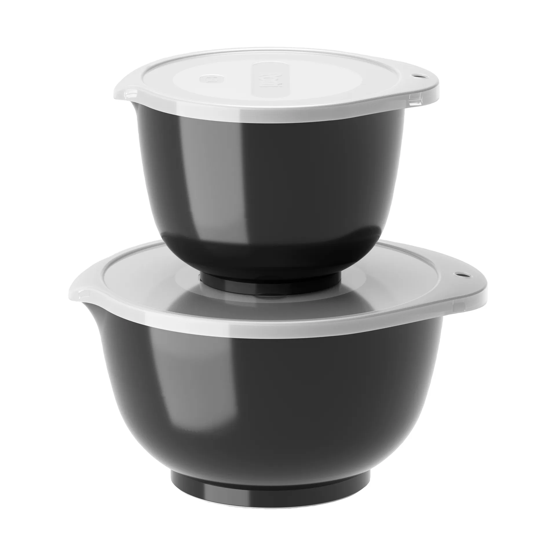 Σετ μπολ Margrethe 2 τεμαχίων, Black Rosti