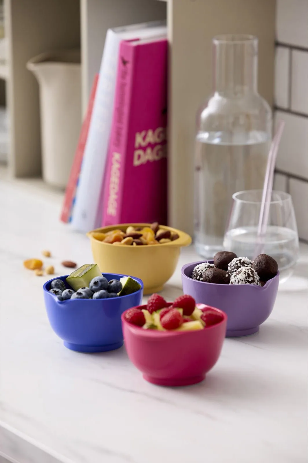 Margrethe μικρό μπολ 25 ml συσκευασία 6 τεμαχίων, Electric blue Rosti