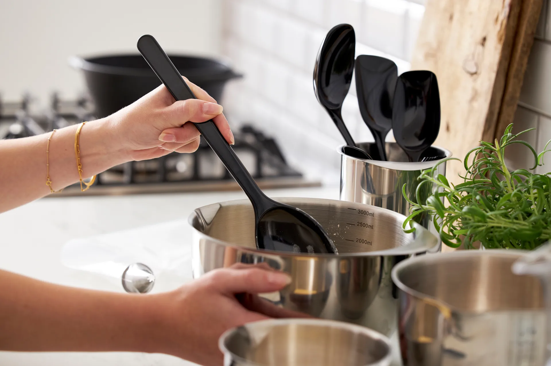 Σετ μπολ Margrethe 3 τεμαχίων, Ανοξείδωτο ατσάλι Rosti