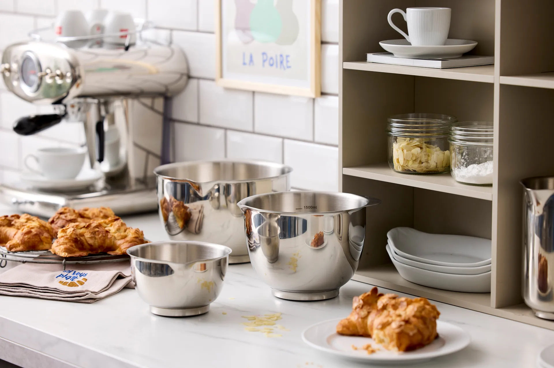 Σετ μπολ Margrethe 3 τεμαχίων, Ανοξείδωτο ατσάλι Rosti