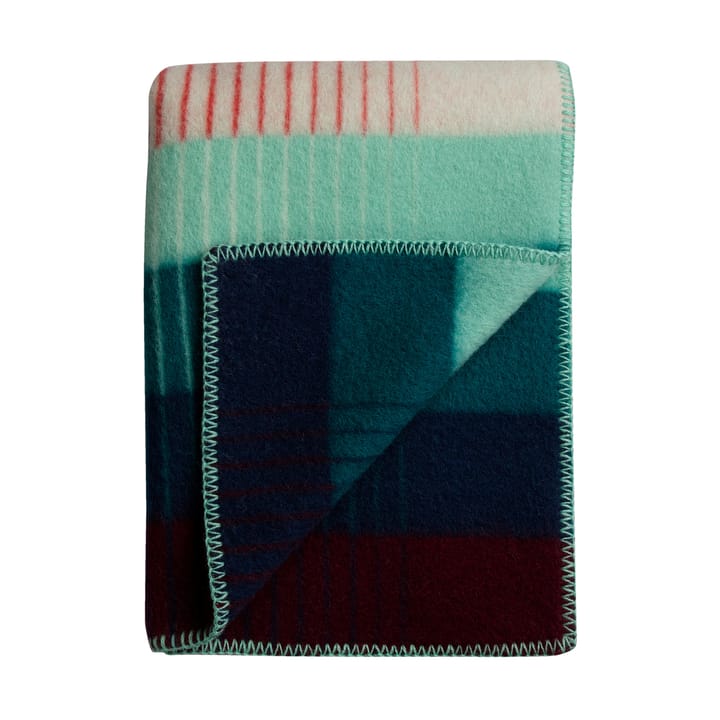 Κουβέρτα Åsmund gradient 135x200 cm - Red-turquoise - Røros Tweed