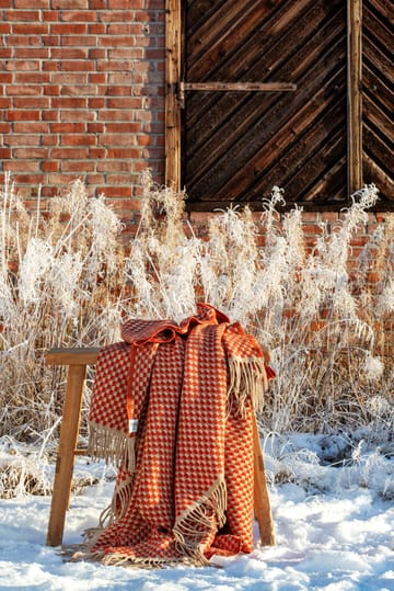 Κουβέρτα Isak 150x210 cm - Red sumac - Røros Tweed