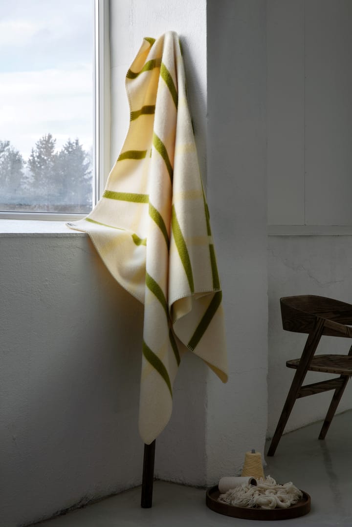 Κουβέρτα Knut 135x200 cm, Lime Røros Tweed