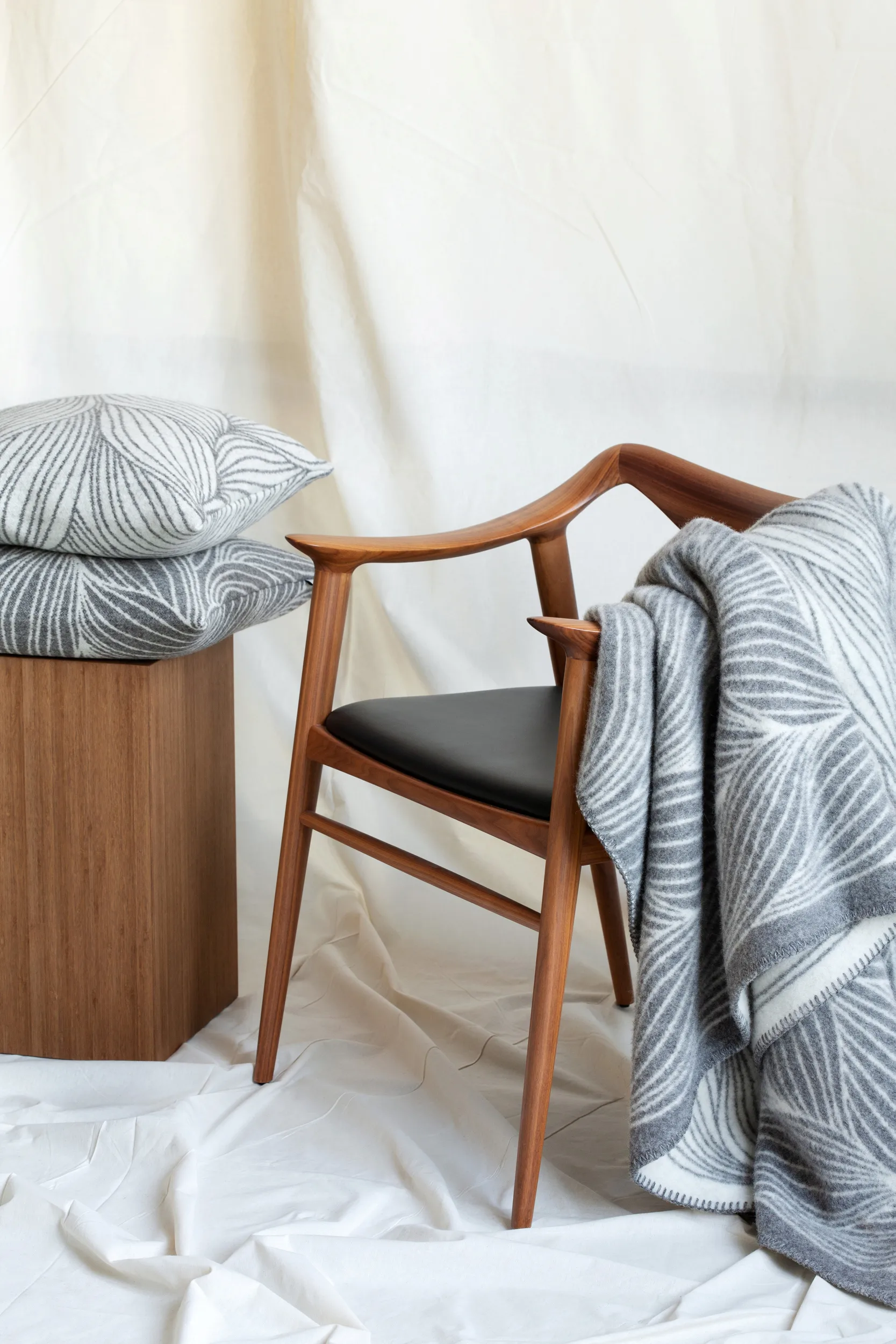 Κουβέρτα Naturpledd 135x200 cm, Flette Røros Tweed