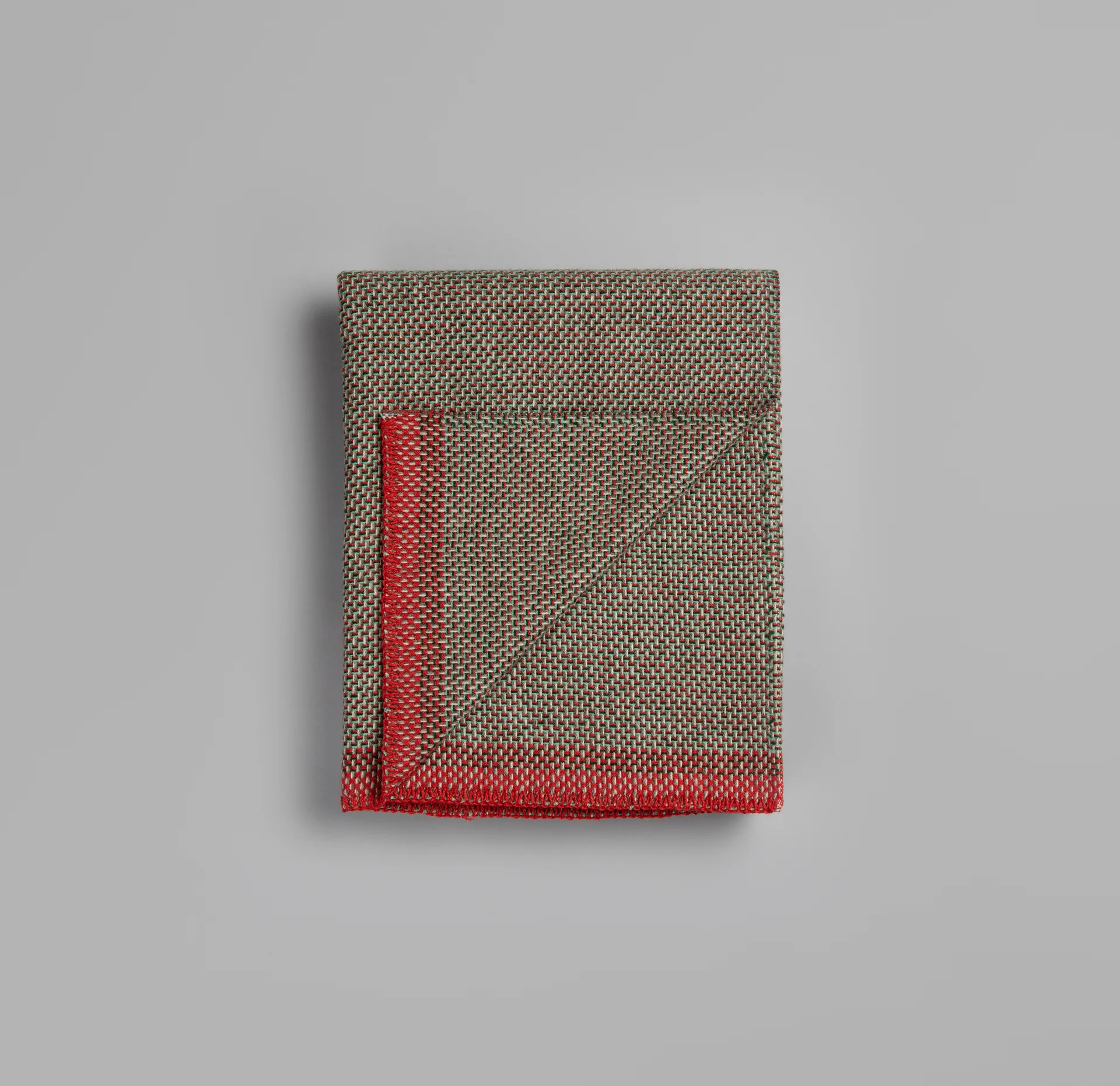 Κουβέρτα Una 150x200 cm, Green-red Røros Tweed