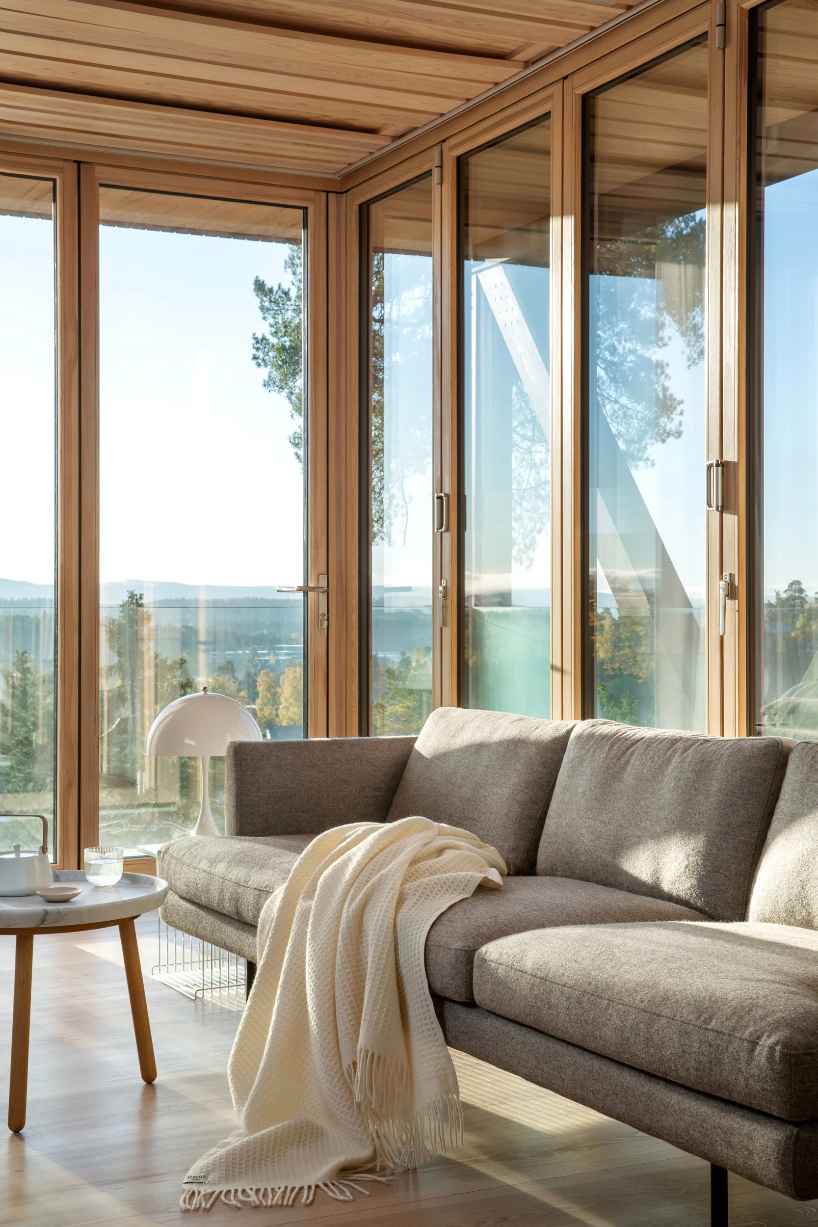 Κουβέρτα Vega 150x210 cm, Natural Røros Tweed