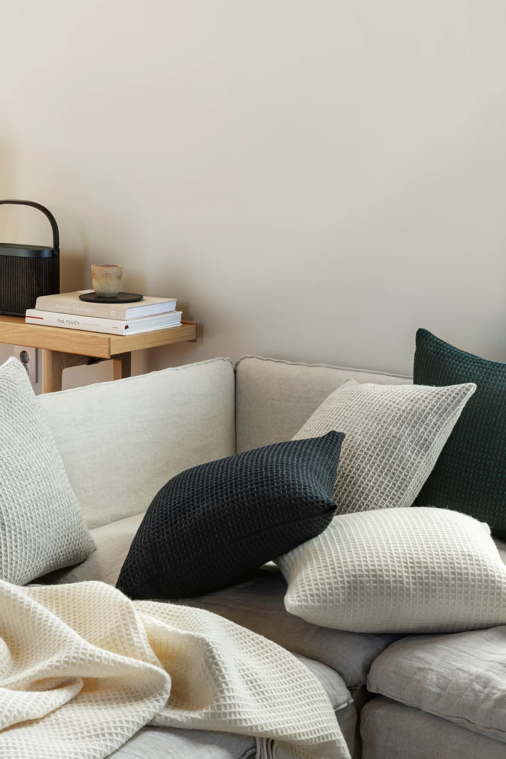 Μαξιλάρι Vega 50x50 εκατοστά, Natural Røros Tweed